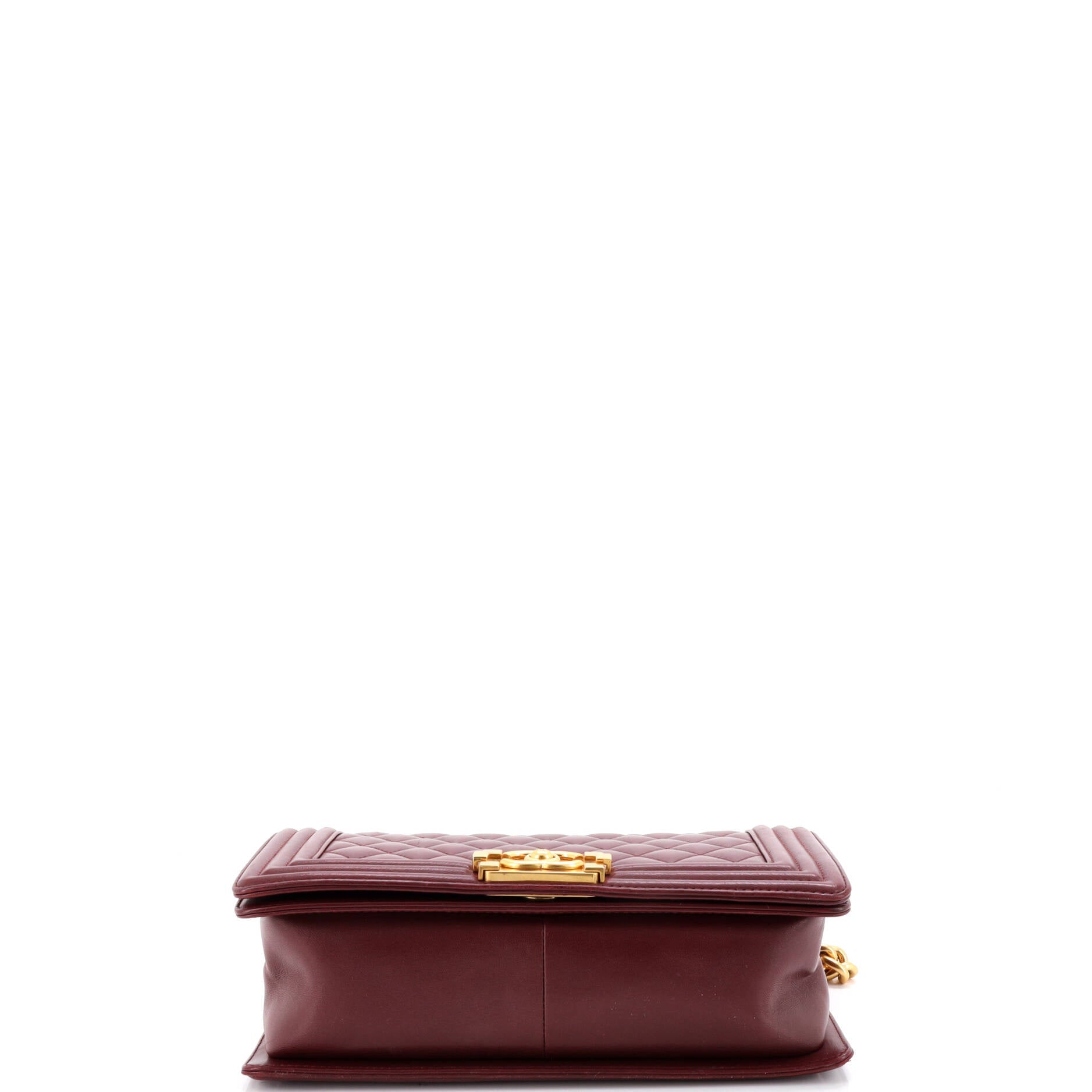 Boy Flap Bag Quilted Lambskin Old Medium