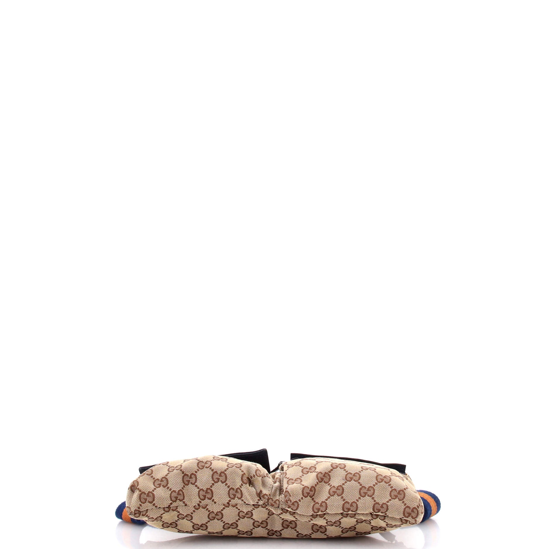 Vintage Double Belt Bag GG Canvas with Leather
