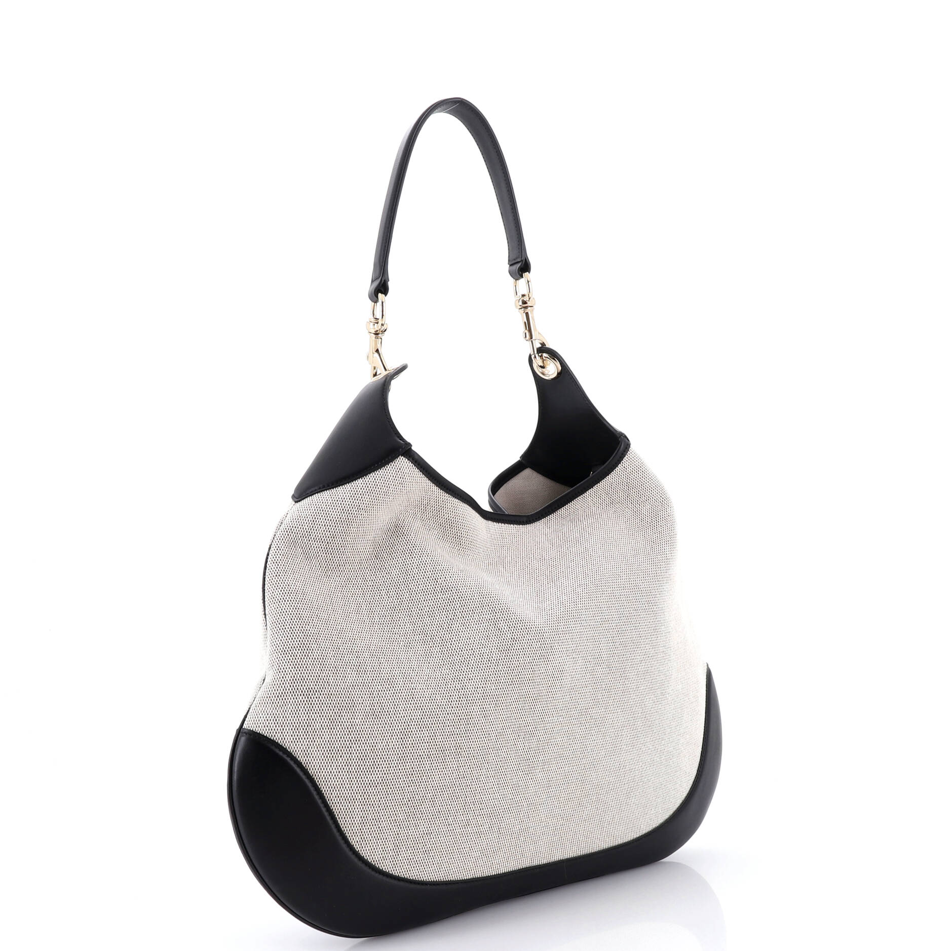 B Shoulder Bag Canvas Large
