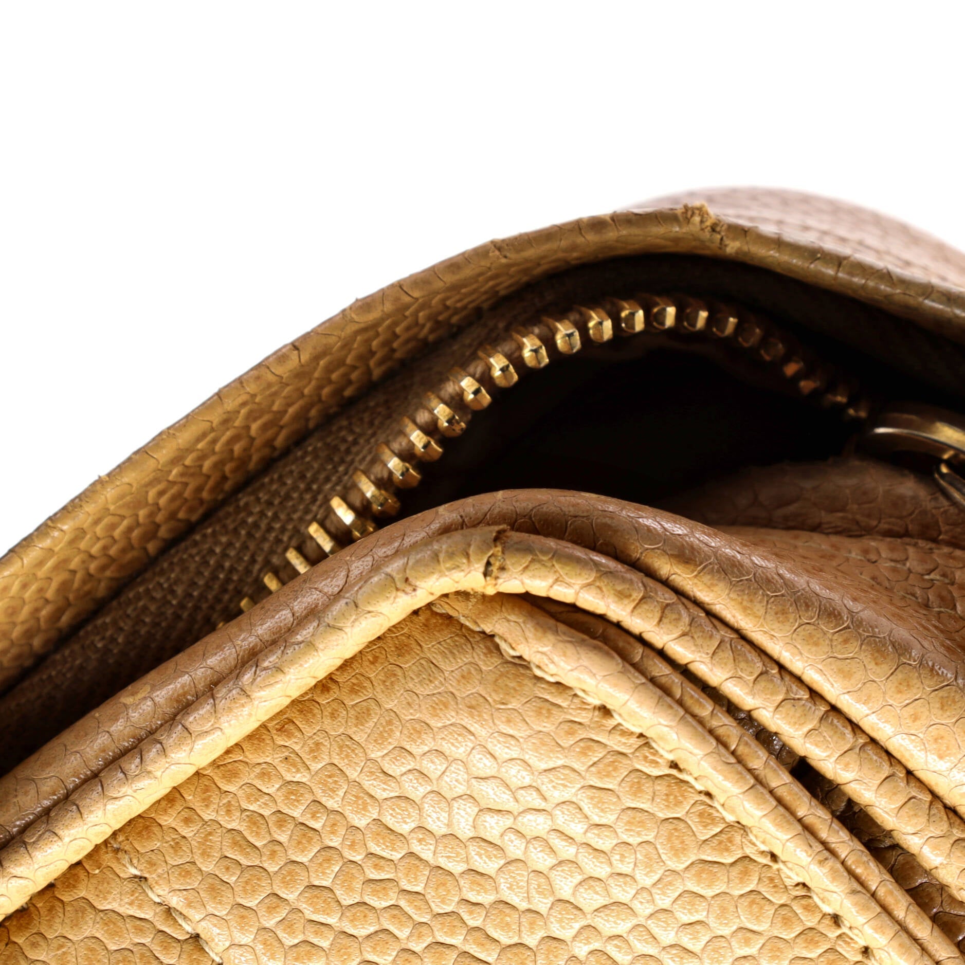 Vintage Front Pocket Camera Bag Quilted Caviar Small