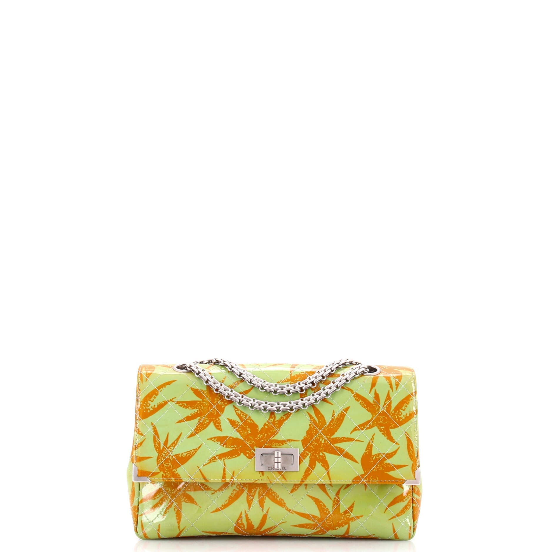 Tropical Reissue Handbag Quilted Printed Patent
