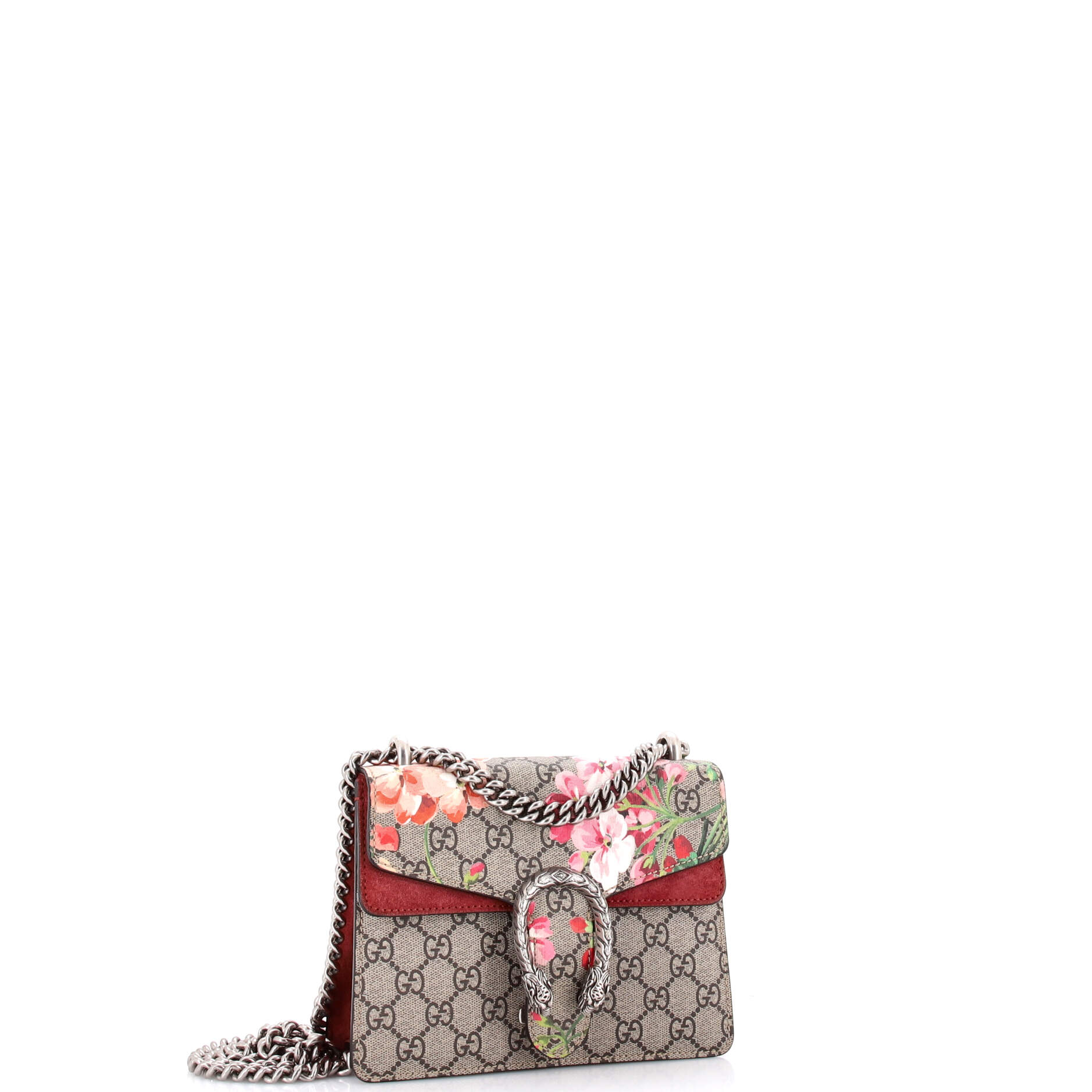 Dionysus Bag Blooms Print GG Coated Canvas Mini