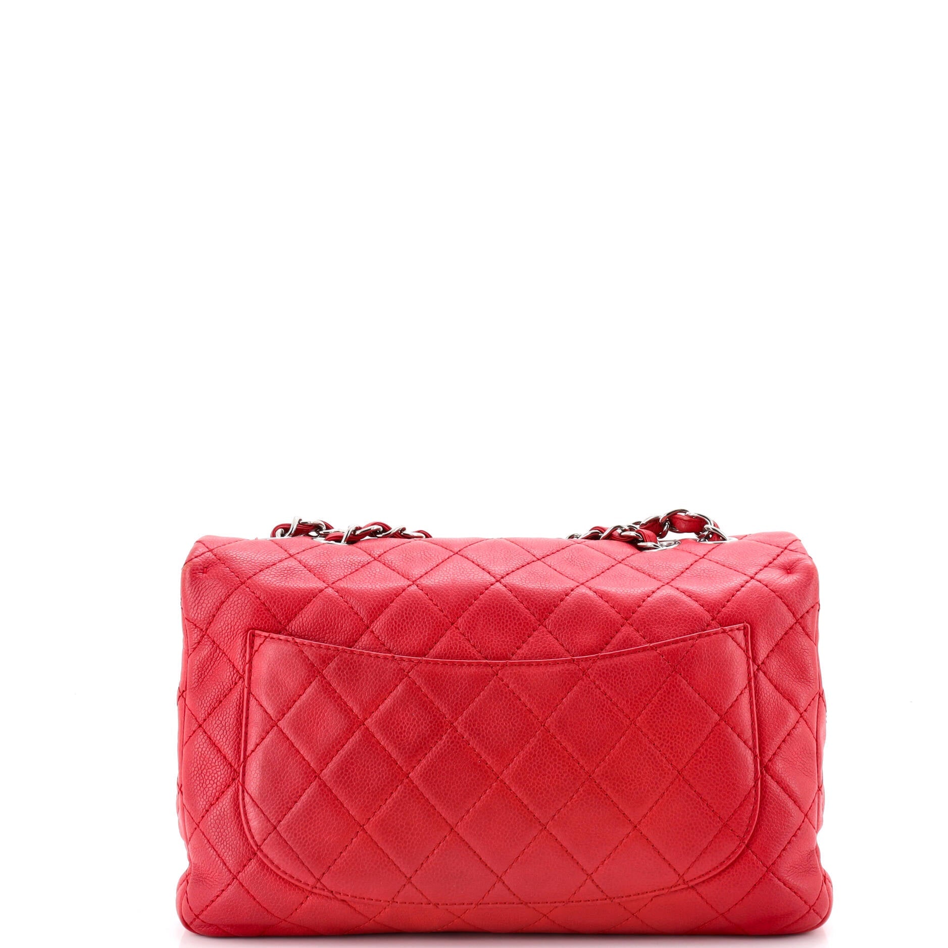 Classic Single Flap Bag Quilted Caviar Jumbo