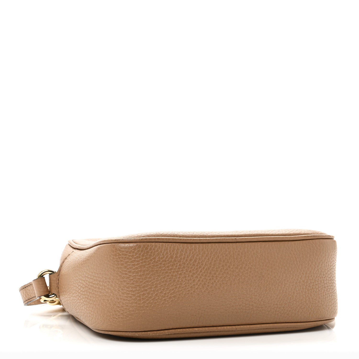 Pebbled Calfskin Small Soho Disco Bag Camelia
