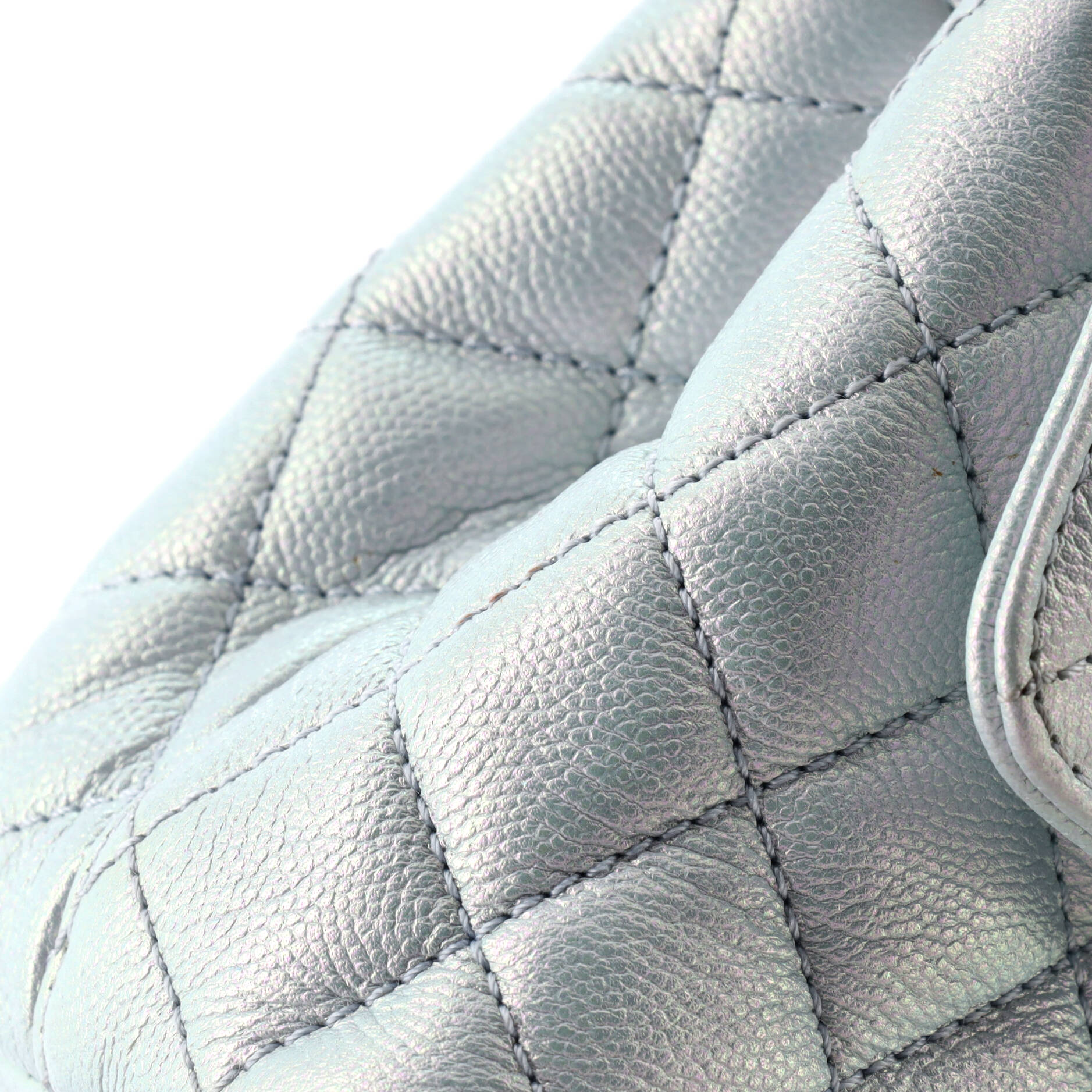 Coco Top Handle Bag Quilted Iridescent Caviar with Gradient Hardware Mini
