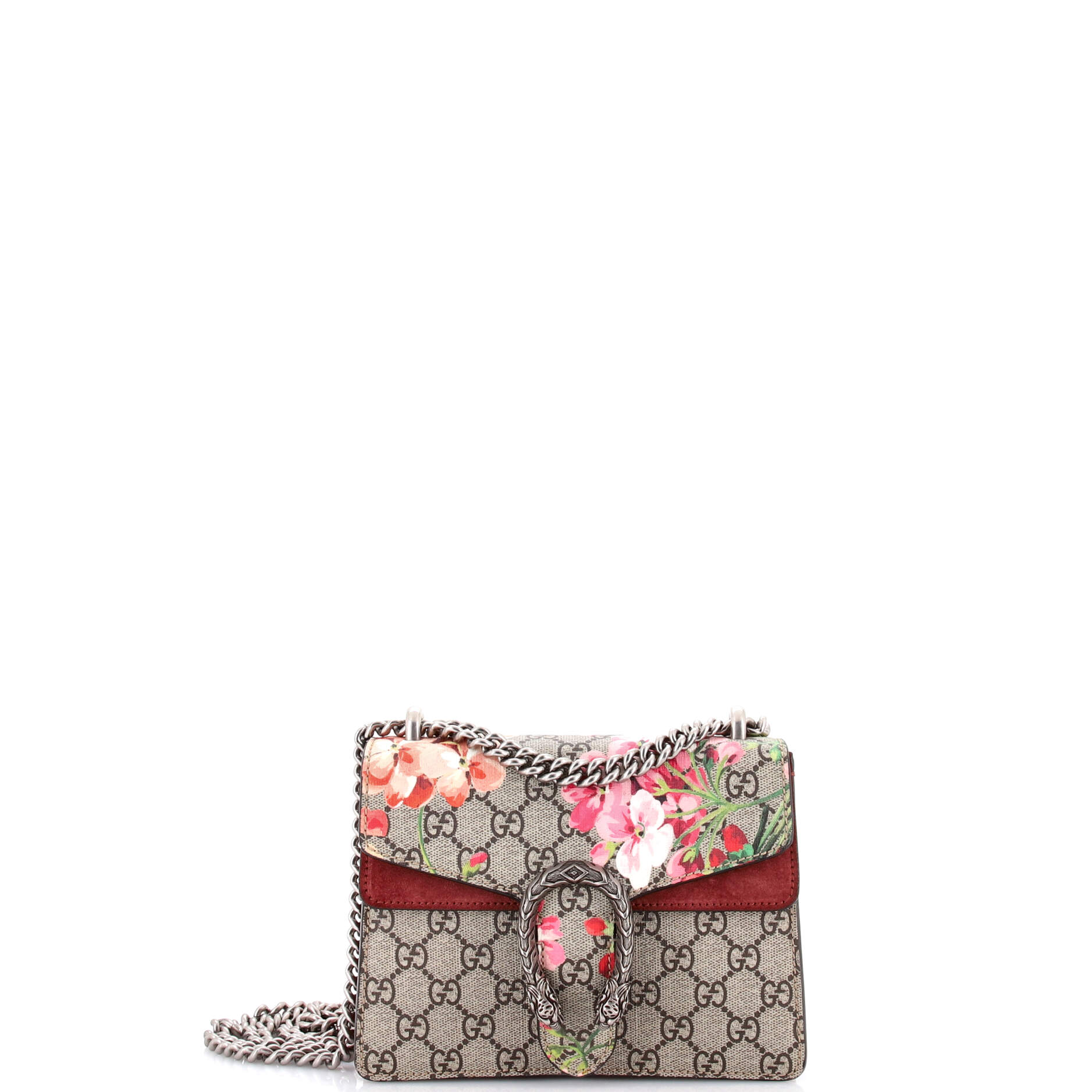 Dionysus Bag Blooms Print GG Coated Canvas Mini
