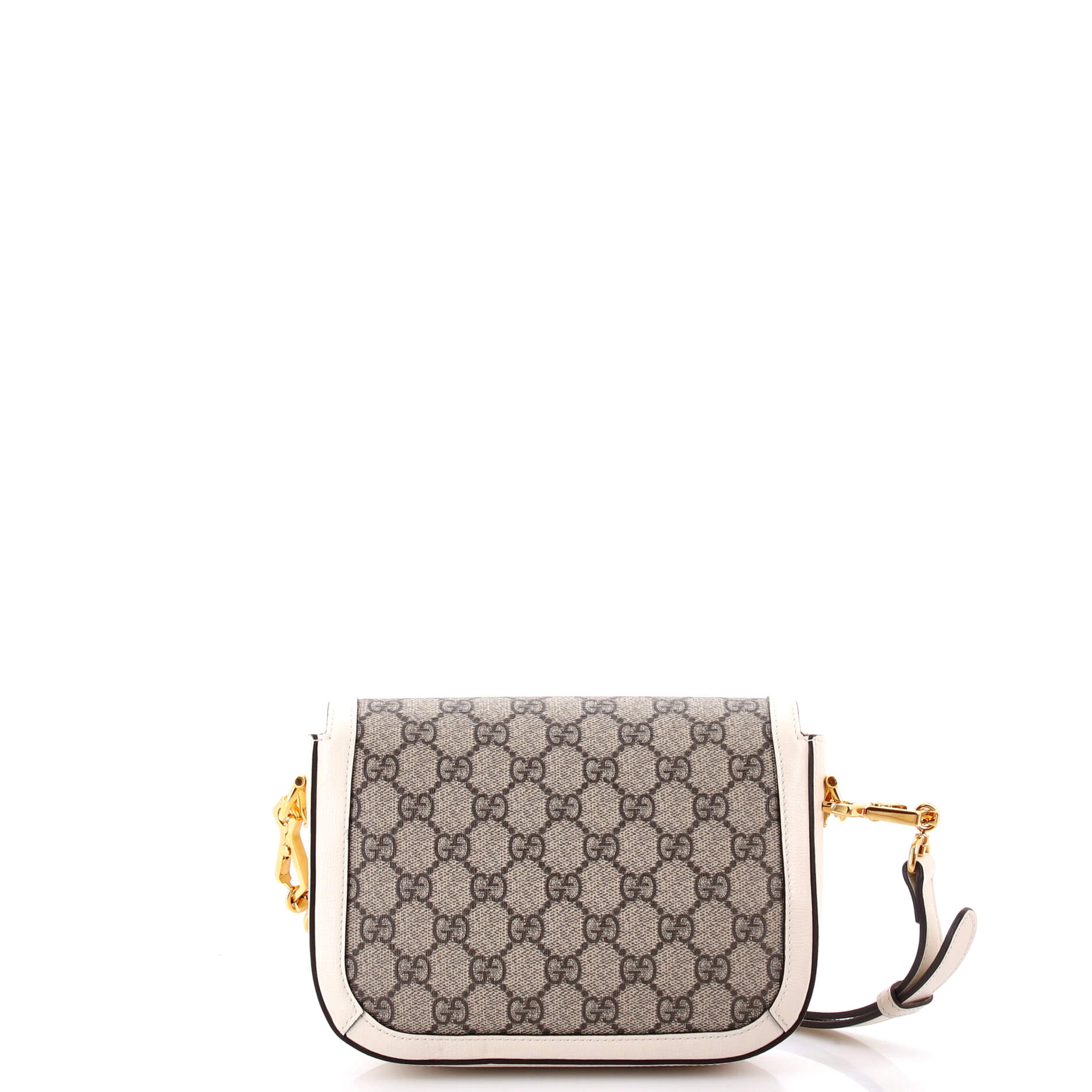 Horsebit 1955 Shoulder Bag GG Coated Canvas with Leather Mini