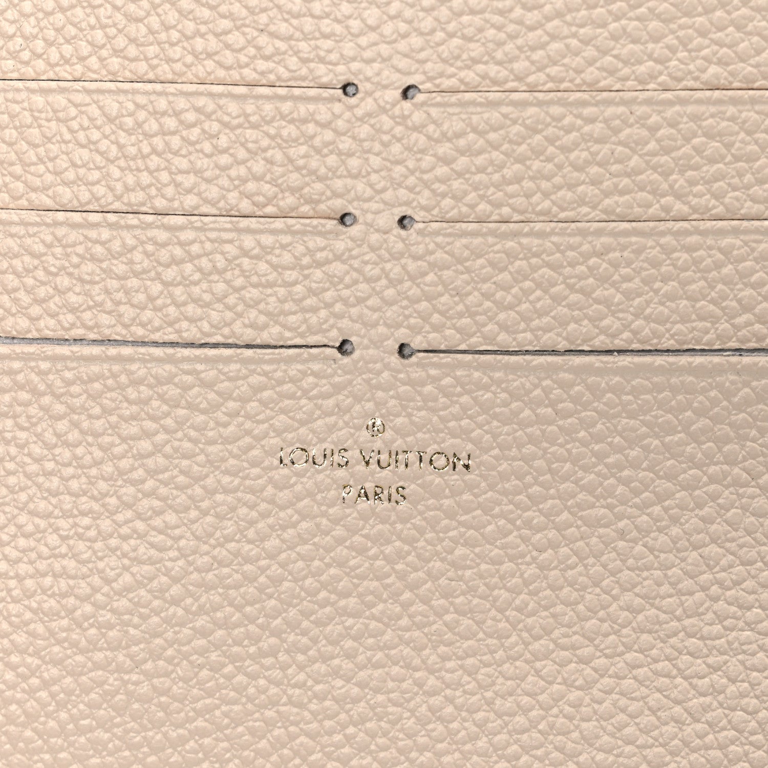 Calfskin Felicie Chain Wallet Card Holder Insert Cream