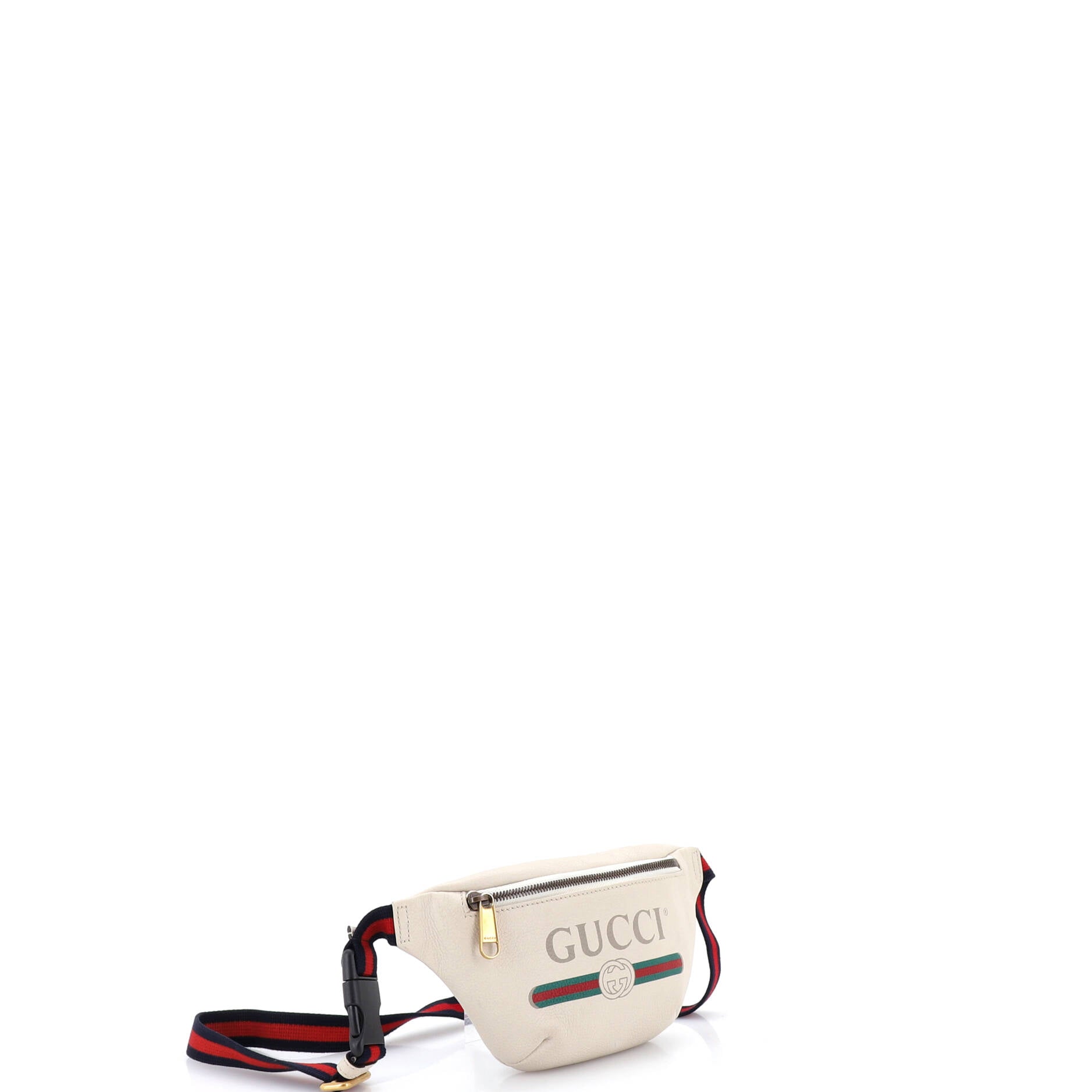 Logo Belt Bag Printed Leather Small