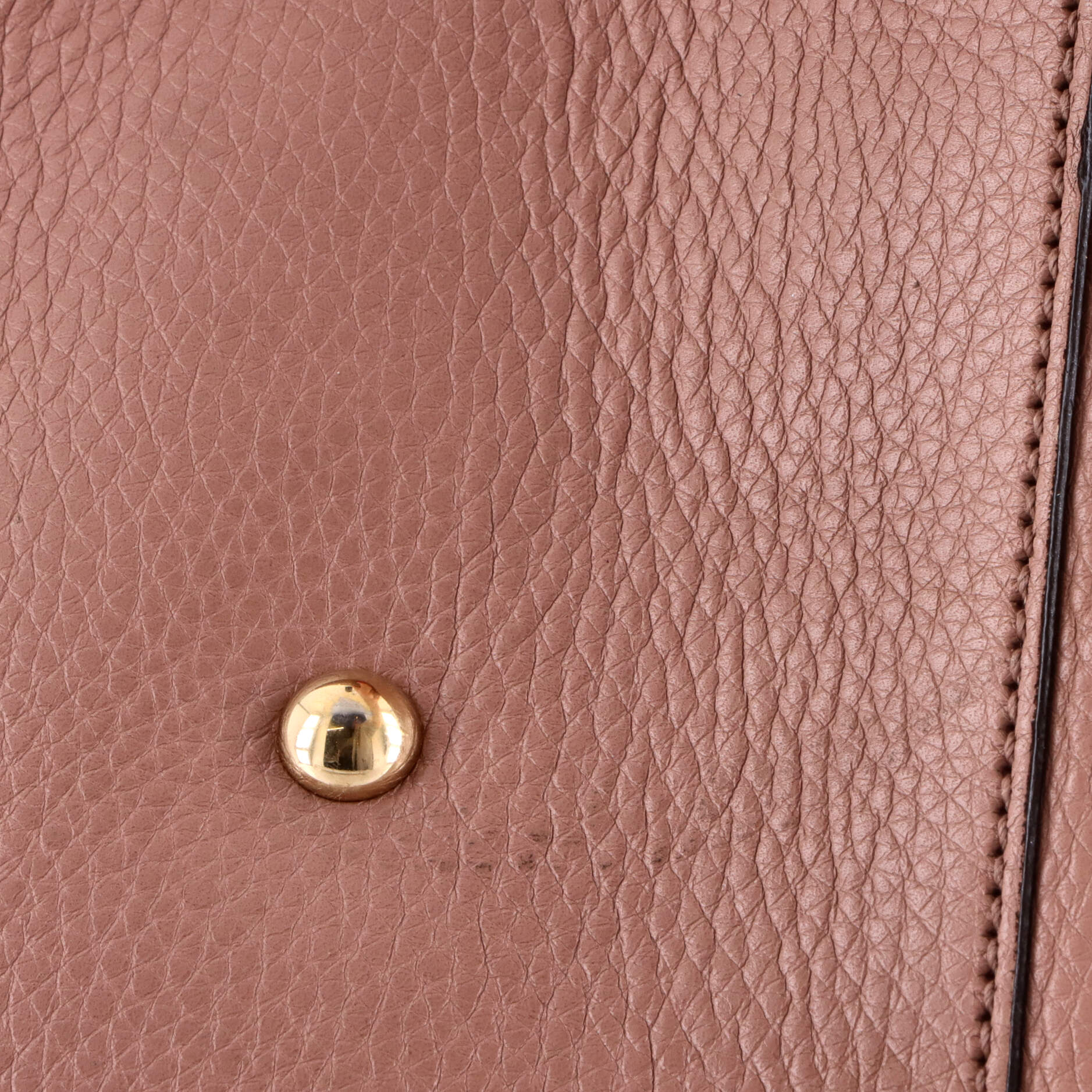 Bamboo Shopper Tote Leather Medium