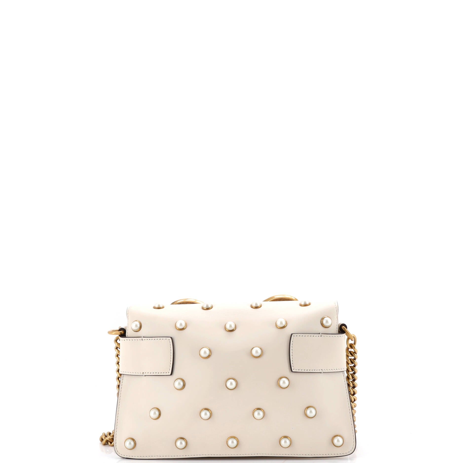 Broadway Pearly Bee Shoulder Bag Embellished Leather Mini