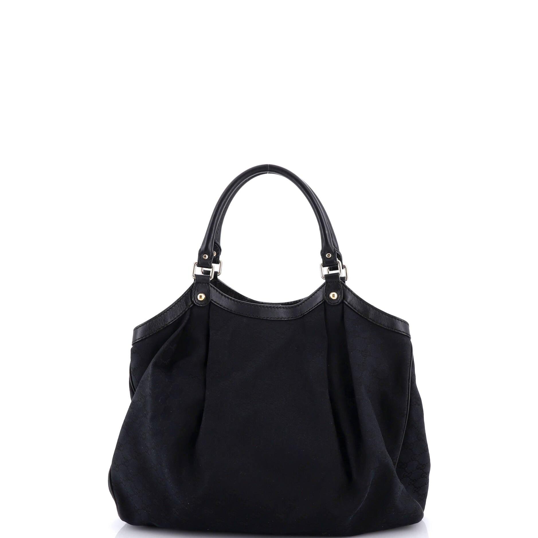 Sukey Tote GG Canvas with Leather Large