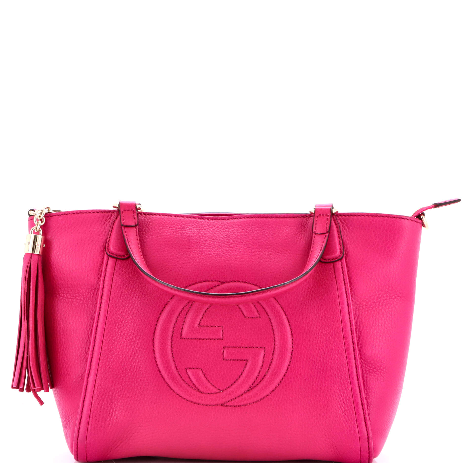 Soho Convertible Top Handle Bag Leather Small