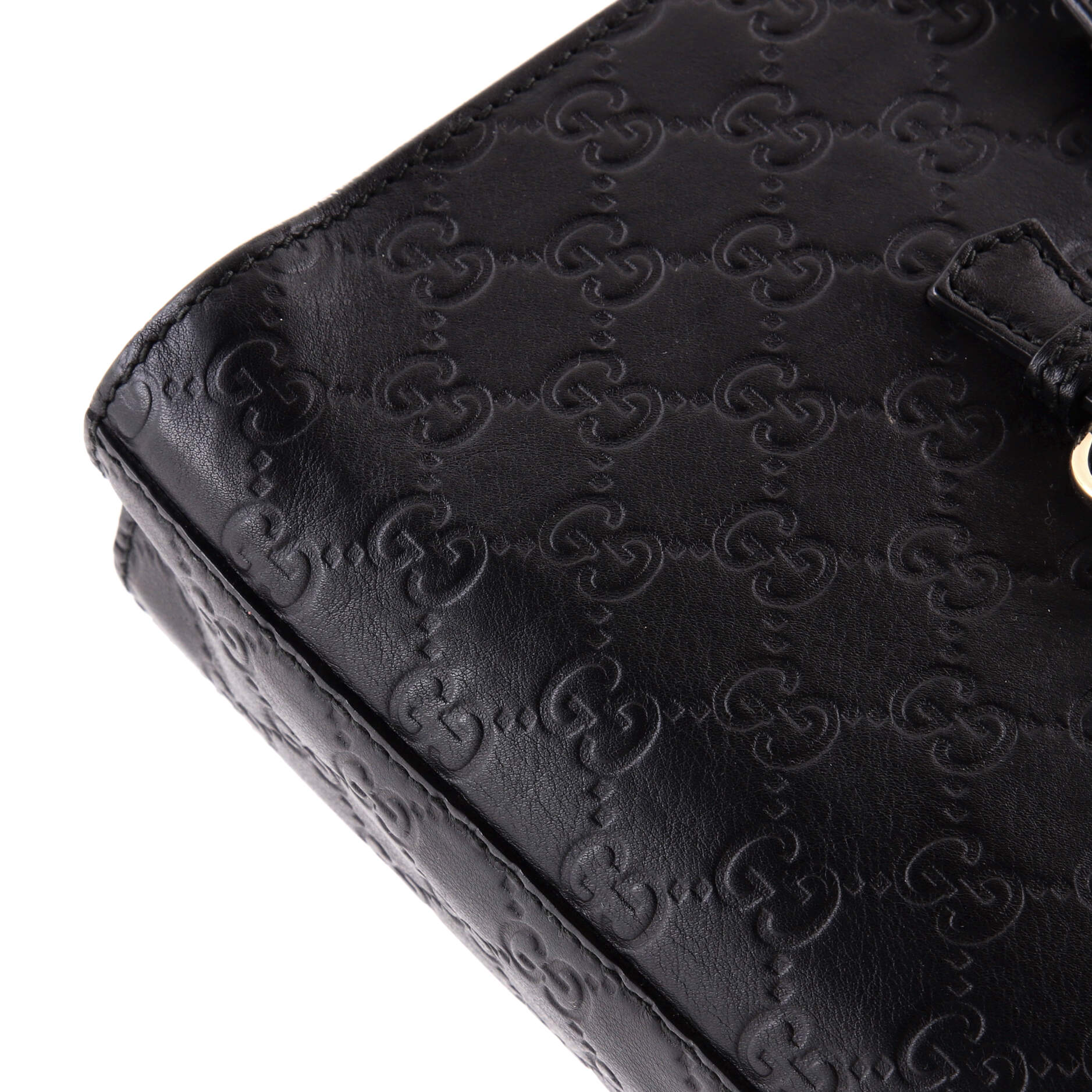 Emily Chain Flap Bag Guccissima Leather Medium