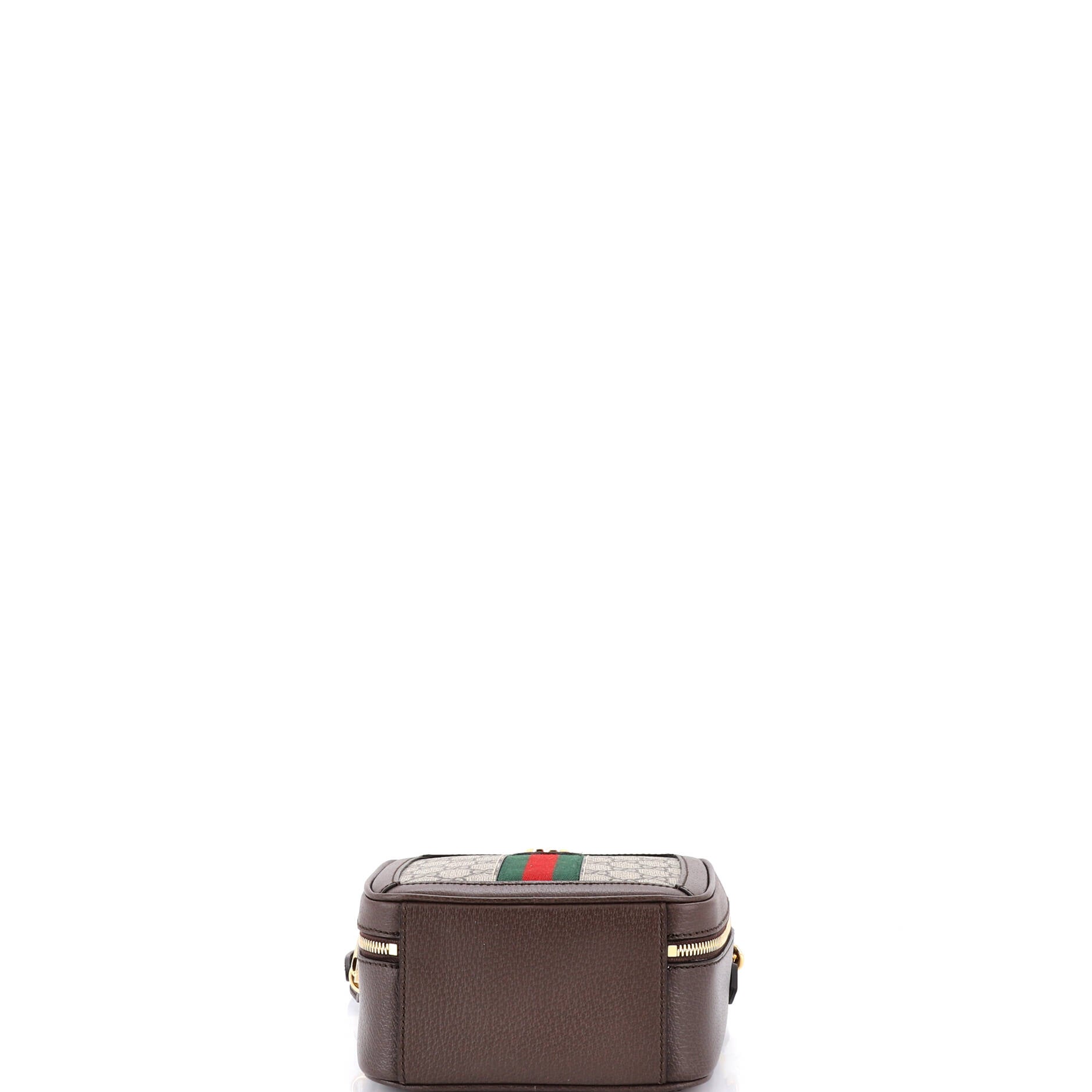 Ophidia Zip Around Top Handle Bag GG Coated Canvas with Leather Mini