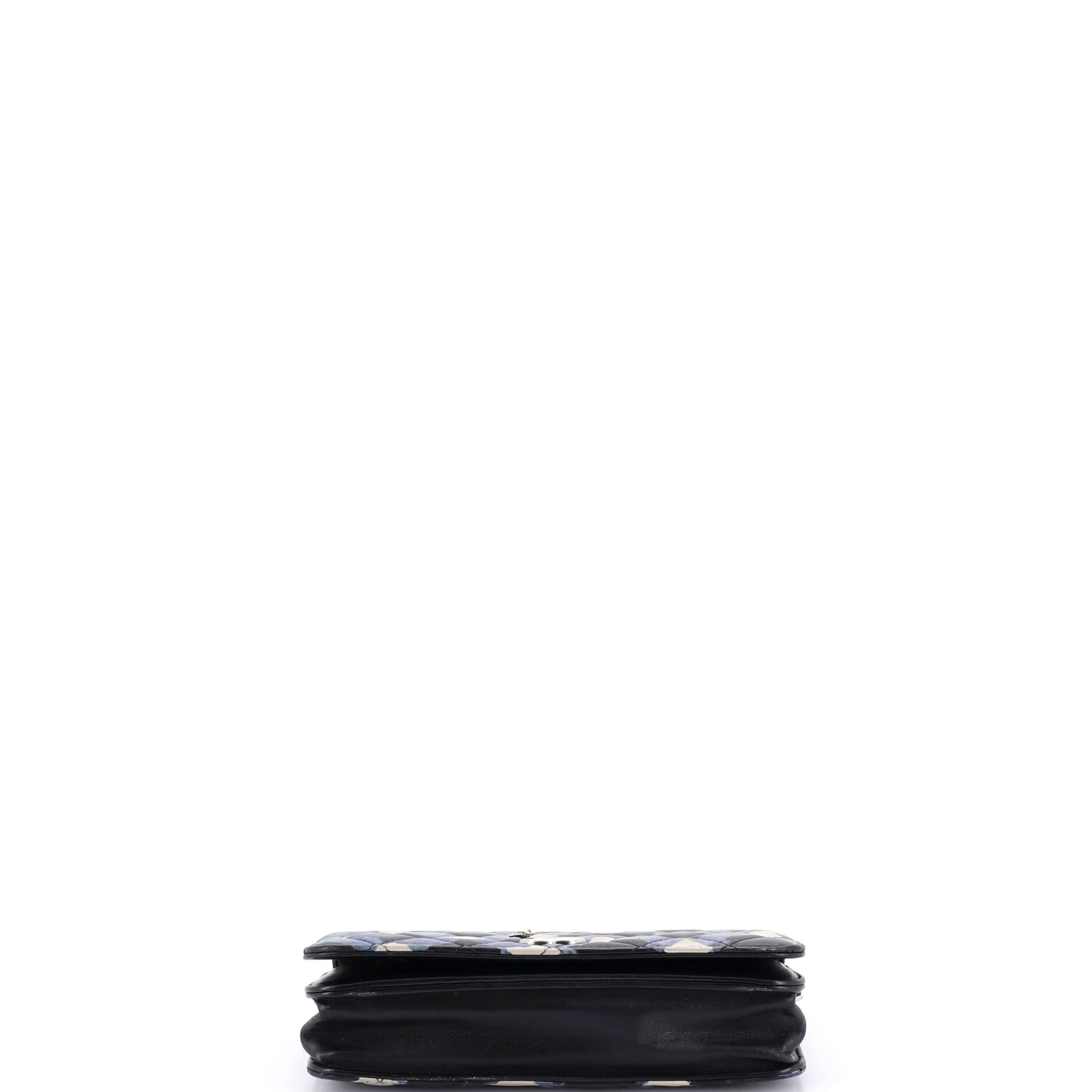 Airlines Wallet on Chain Quilted Printed Leather