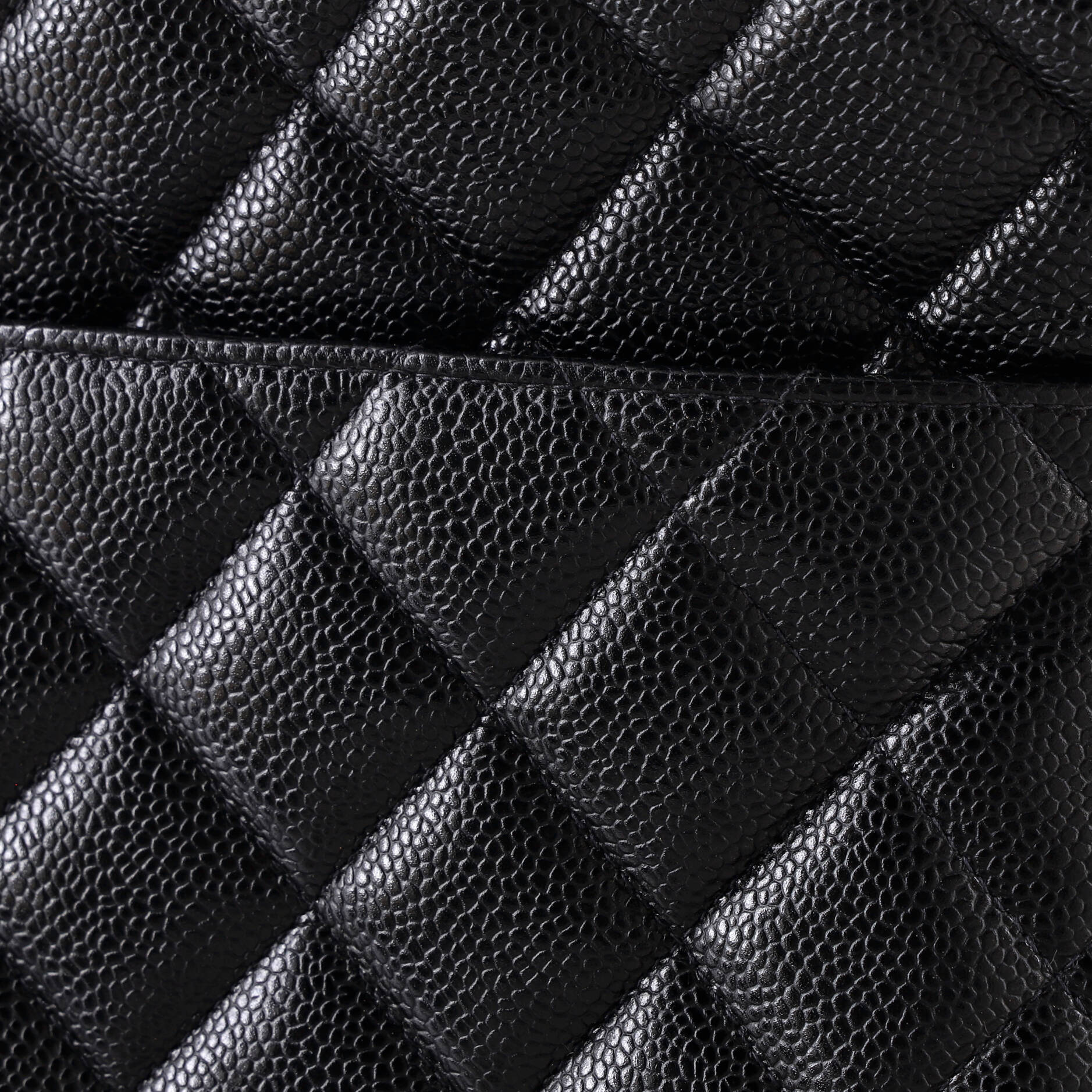 Medallion Tote Quilted Caviar