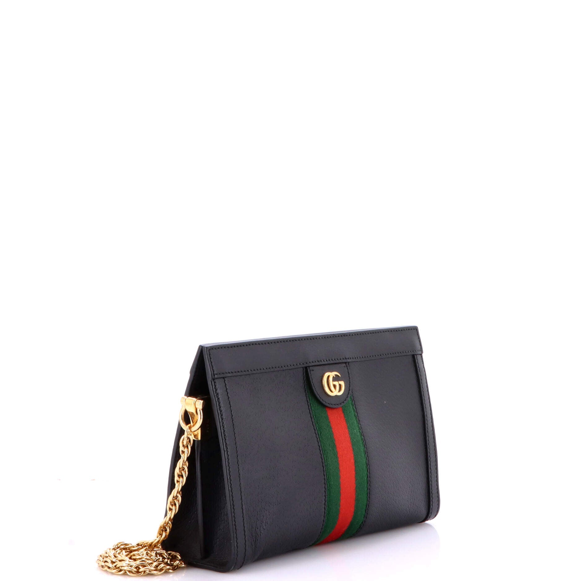 Ophidia Chain Shoulder Bag Leather Small