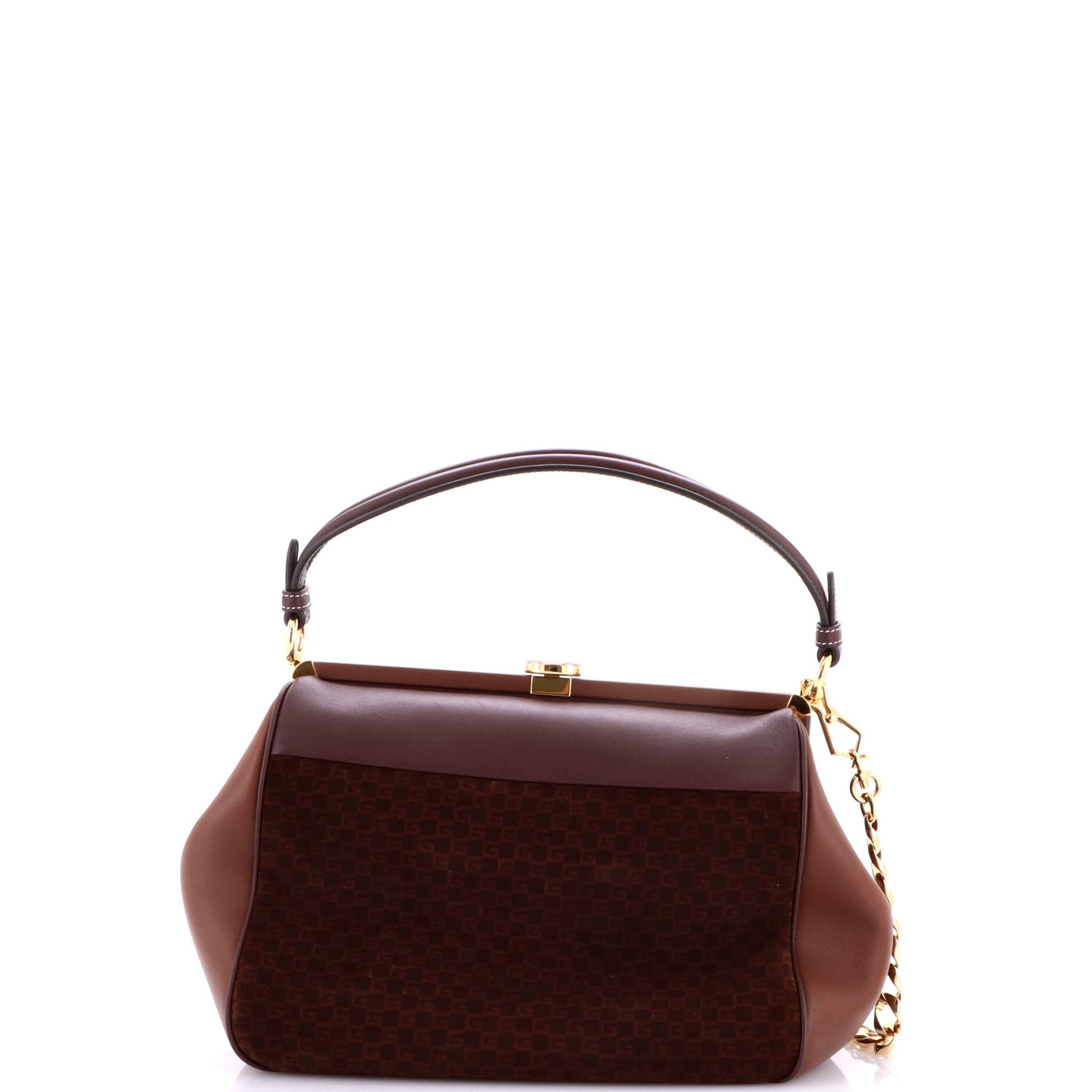 Virgo Tote Bag GG Suede with Leather Medium