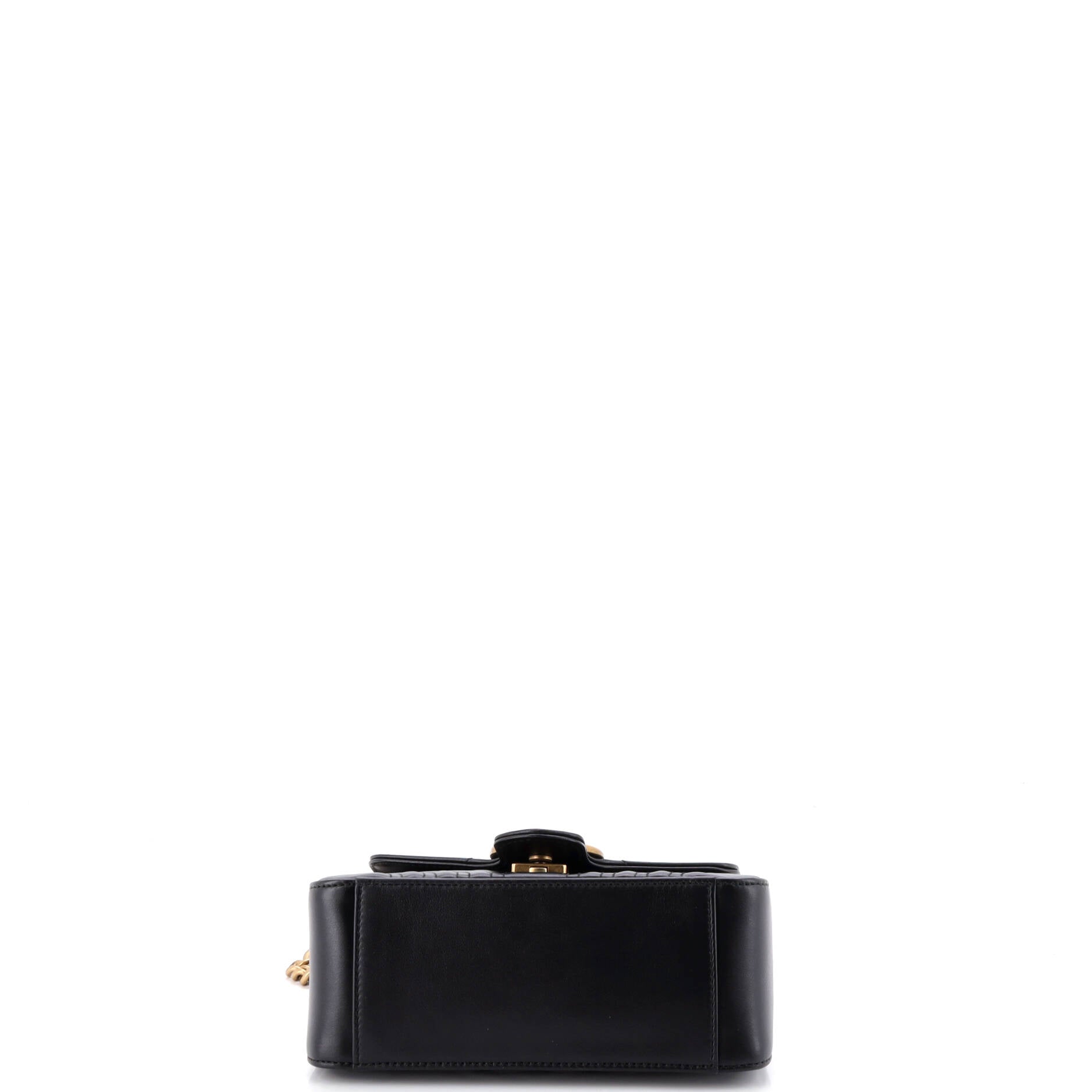 GG Marmont Top Handle Flap Bag Matelasse Leather Mini