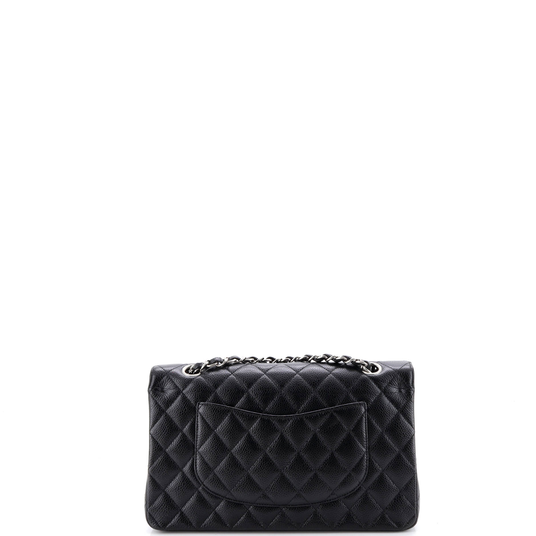 Classic Double Flap Bag Quilted Caviar Medium