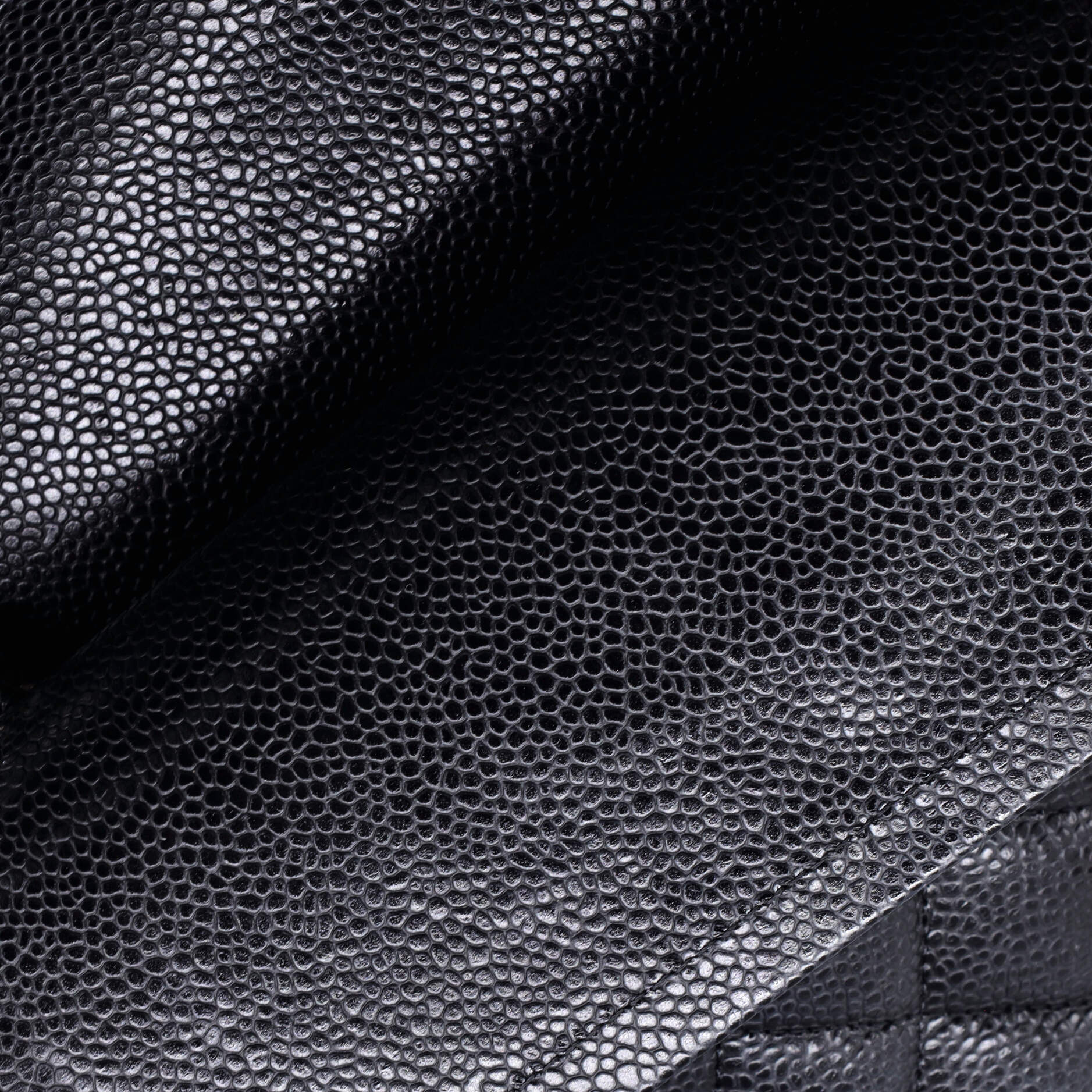 Classic Double Flap Bag Quilted Caviar Medium