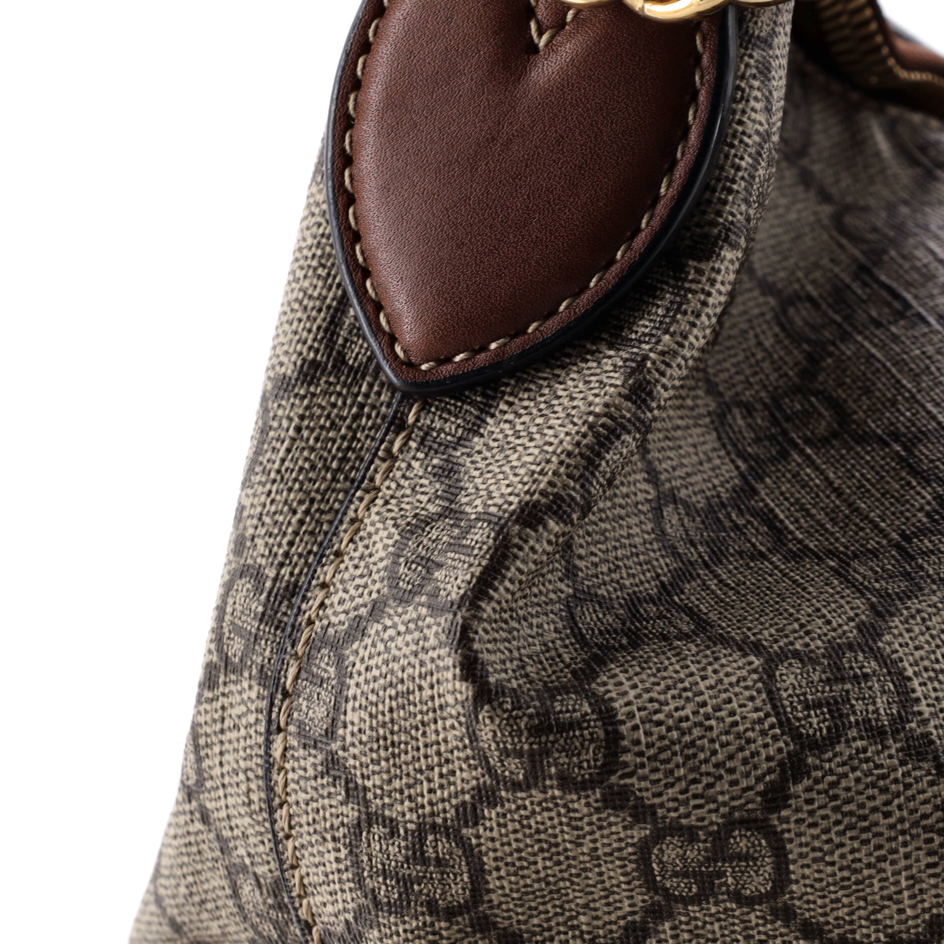 Chain Hobo GG Coated Canvas Large