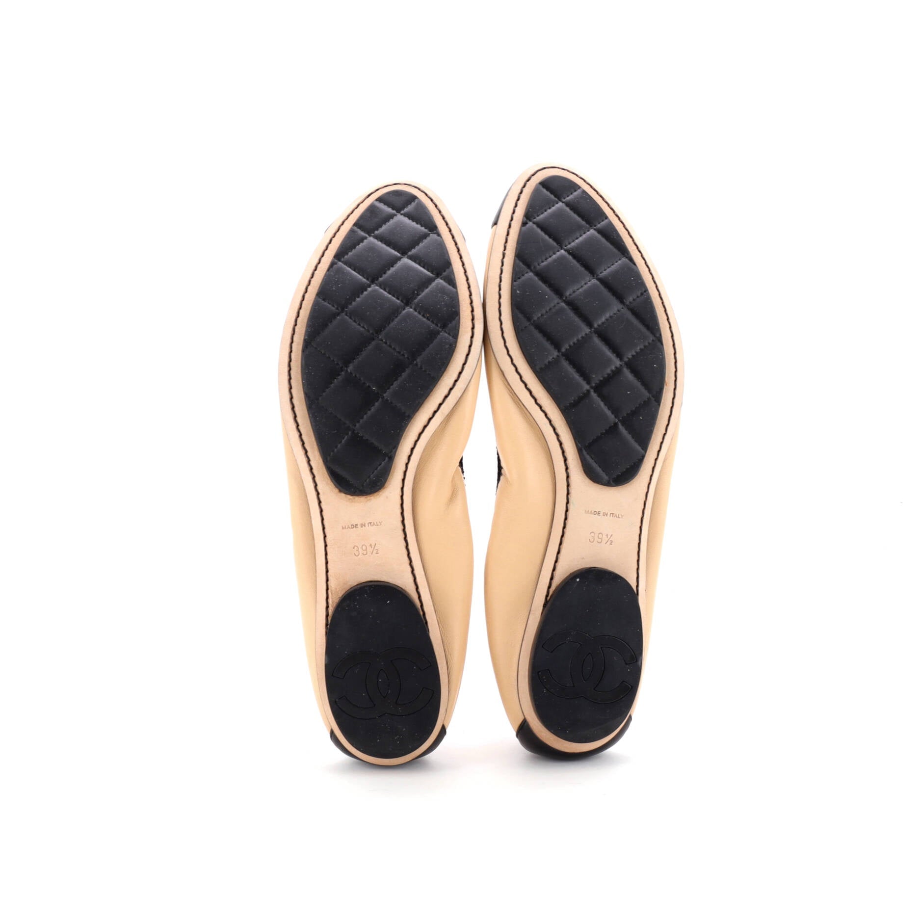 Women's Camellia Ballerina Flats Leather with Velvet
