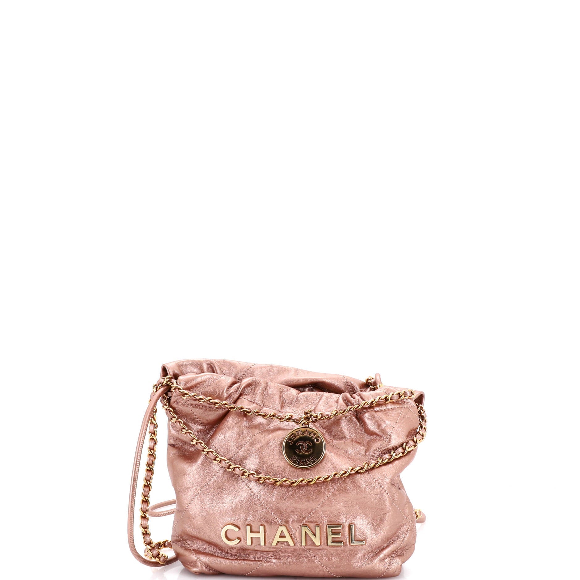 22 Chain Hobo Quilted Calfskin Mini