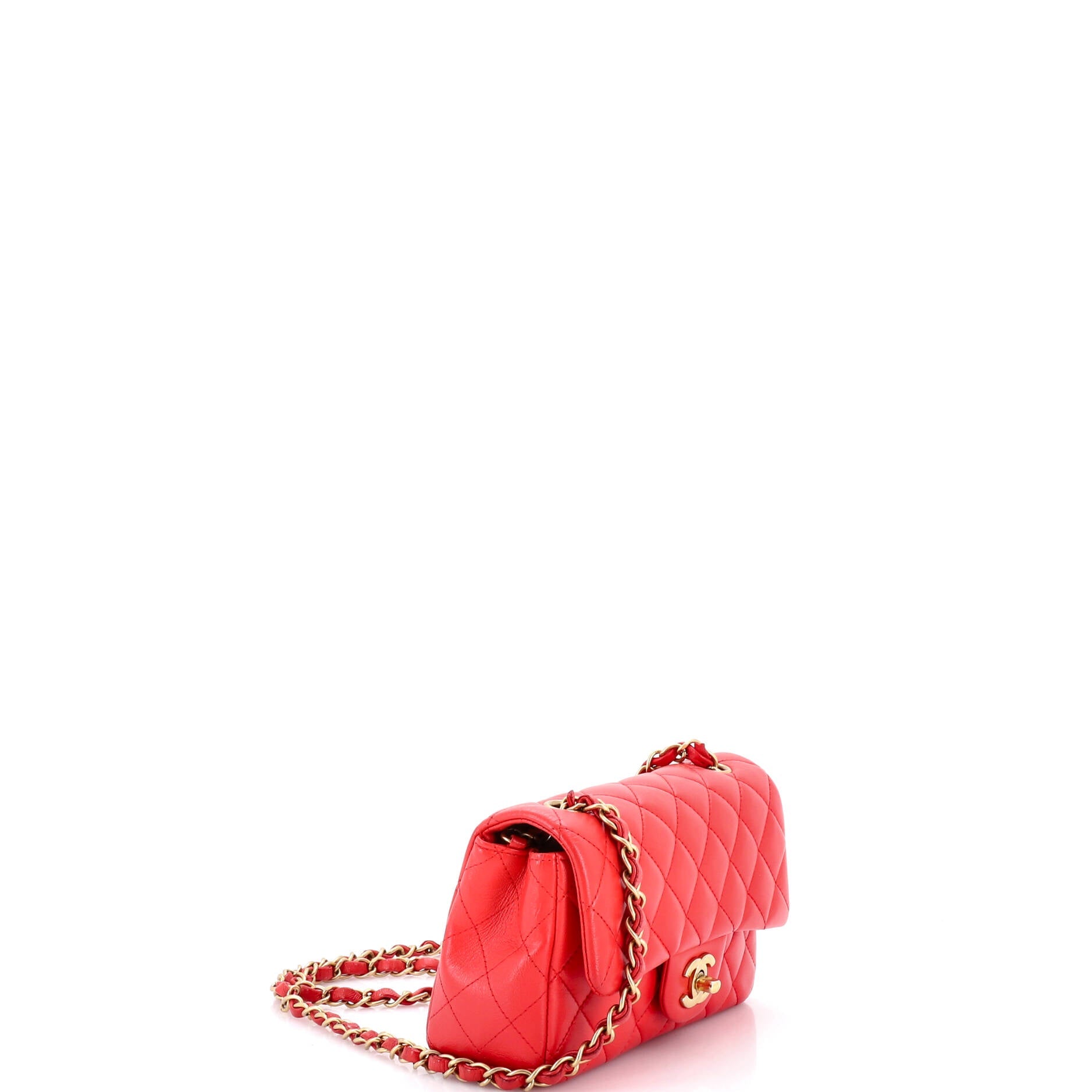 Classic Single Flap Bag Quilted Lambskin Mini