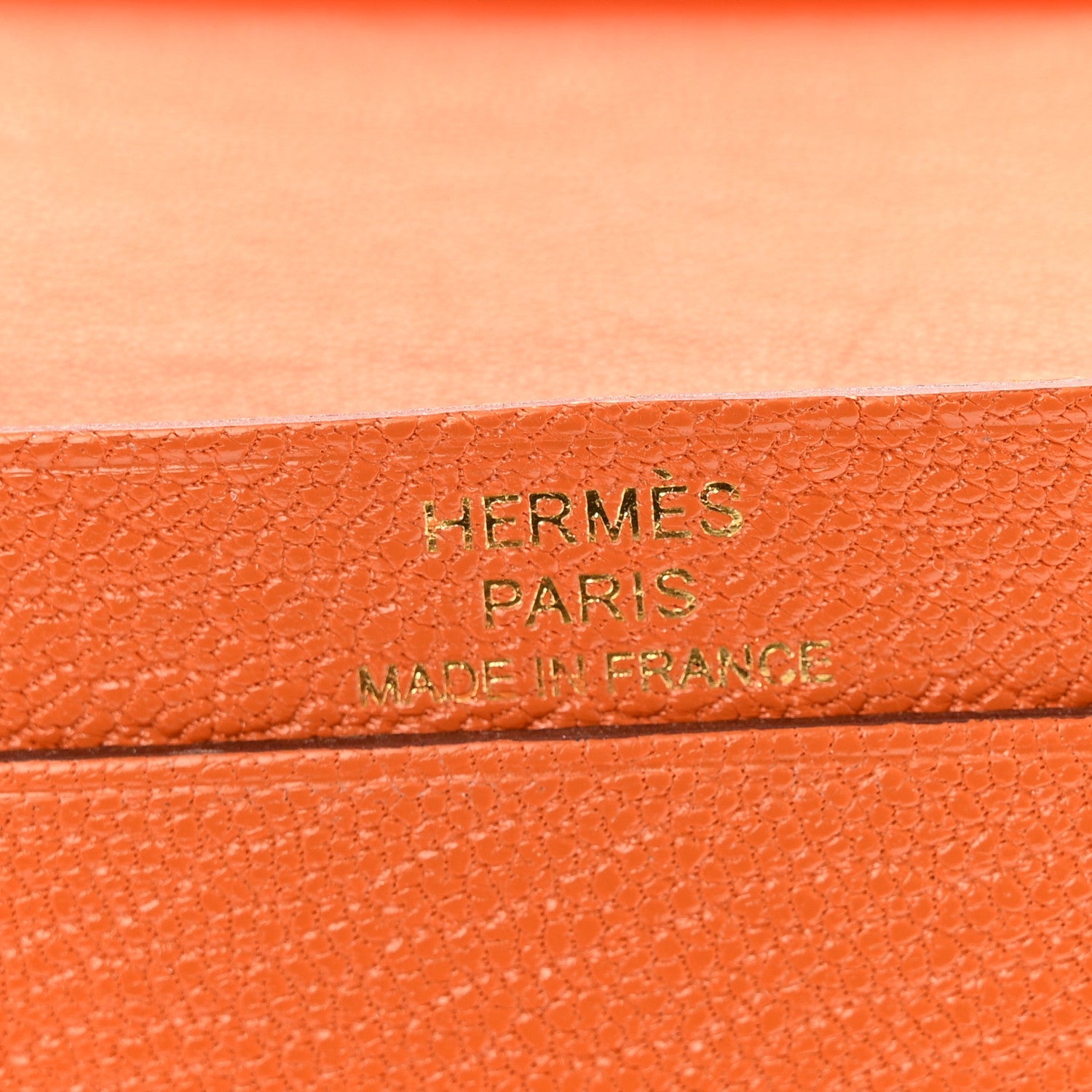 Chevre Mysore Bearn Card Holder Wallet Orange