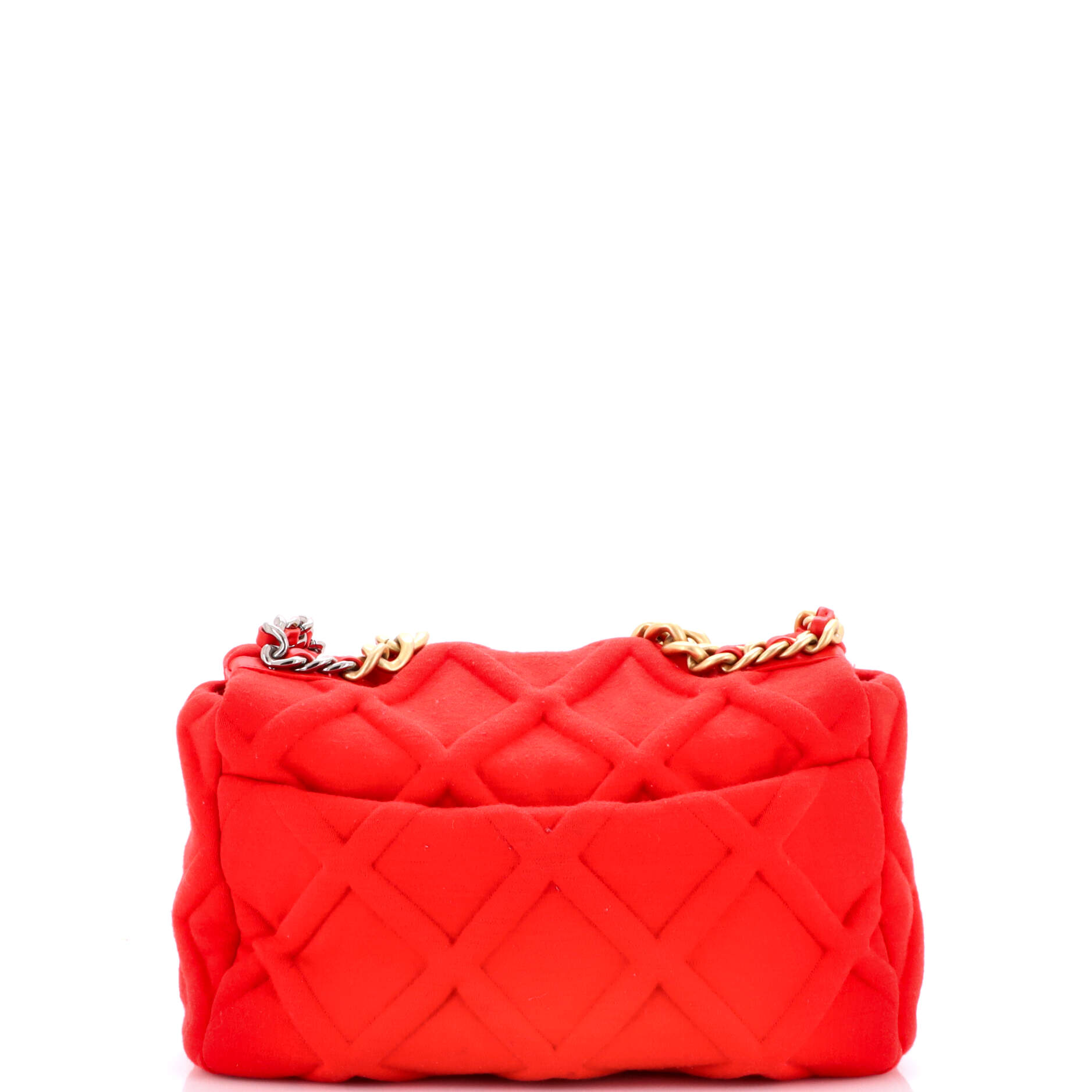 19 Flap Bag Quilted Jersey Large
