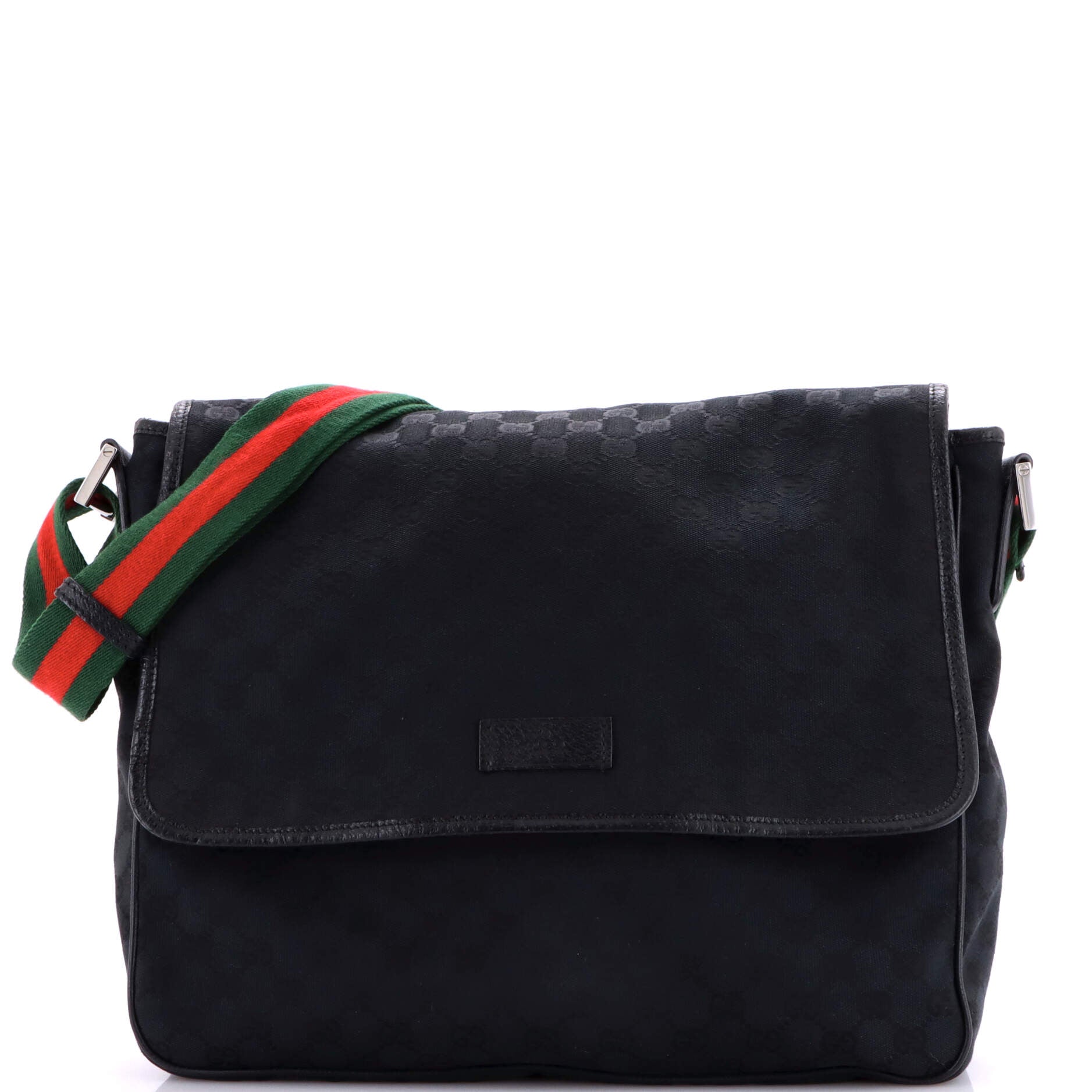 Web Strap Flap Messenger GG Canvas Medium