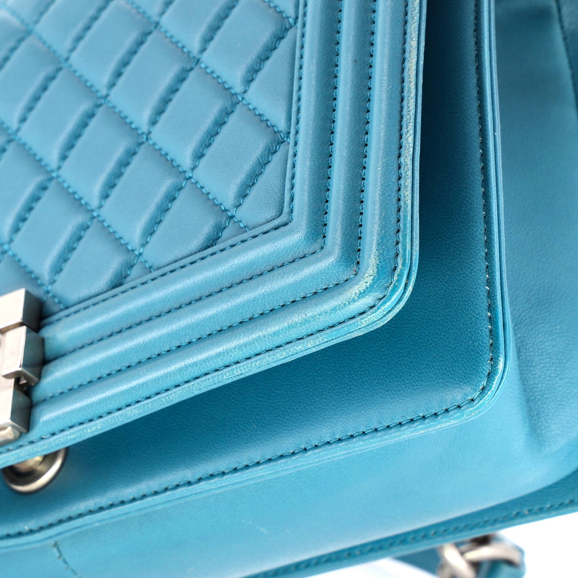 Boy Flap Bag Quilted Lambskin Old Medium