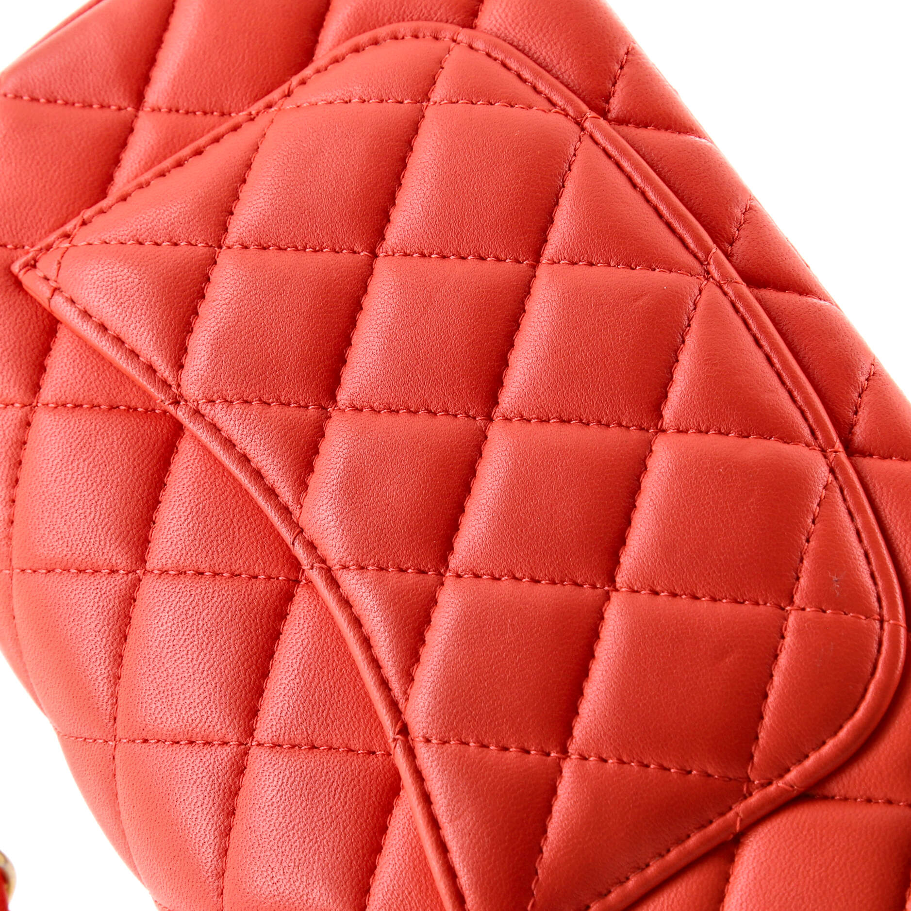 Classic Single Flap Bag Quilted Lambskin Mini