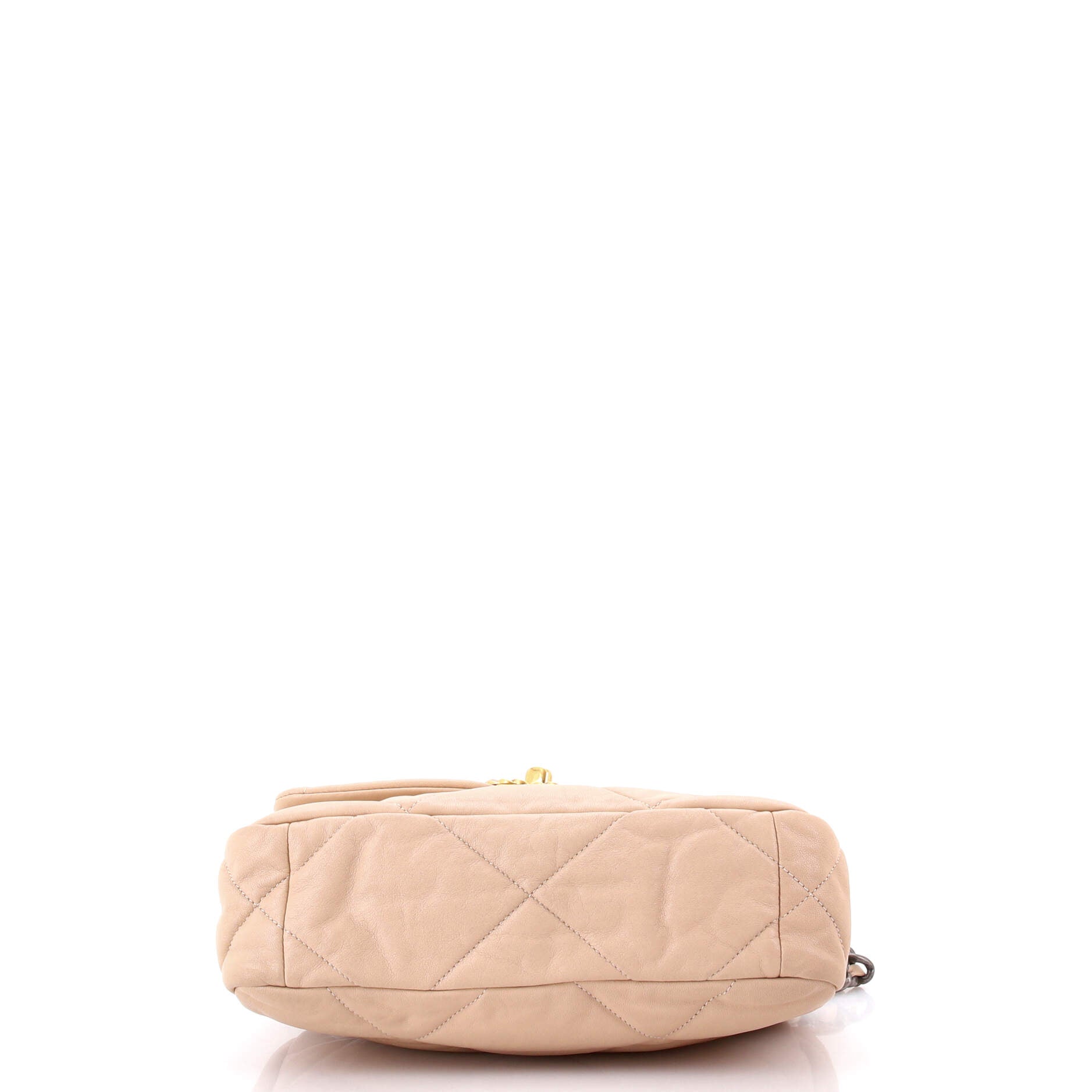19 Flap Bag Quilted Leather Medium