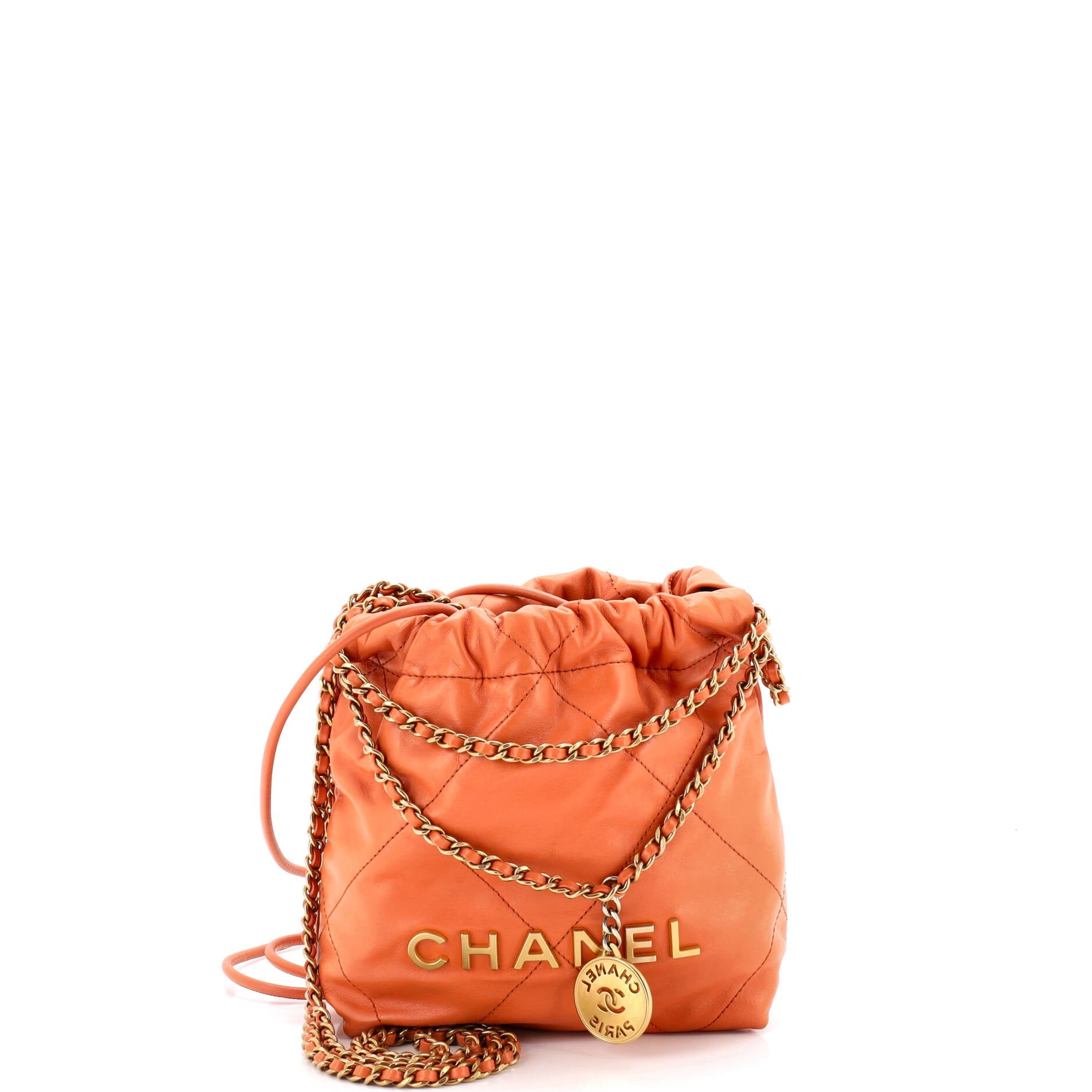 22 Chain Hobo Quilted Calfskin Mini