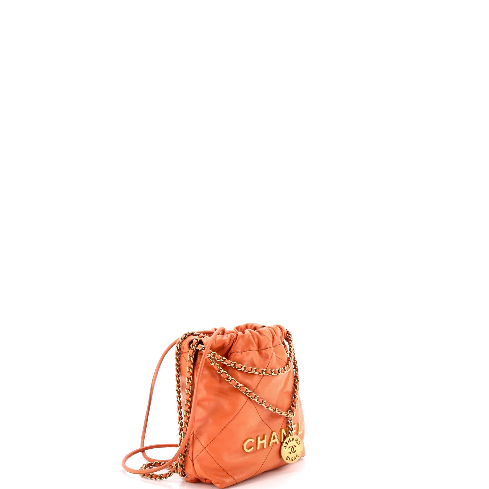 22 Chain Hobo Quilted Calfskin Mini