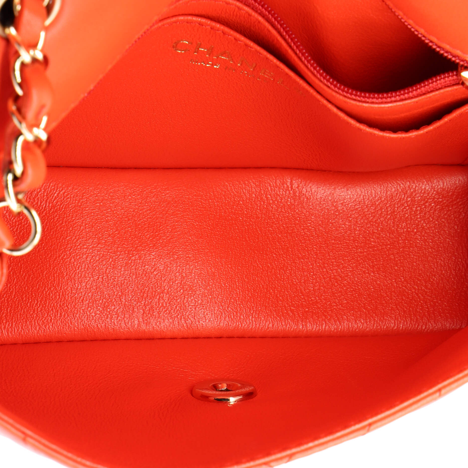 Classic Single Flap Bag Chevron Lambskin Mini