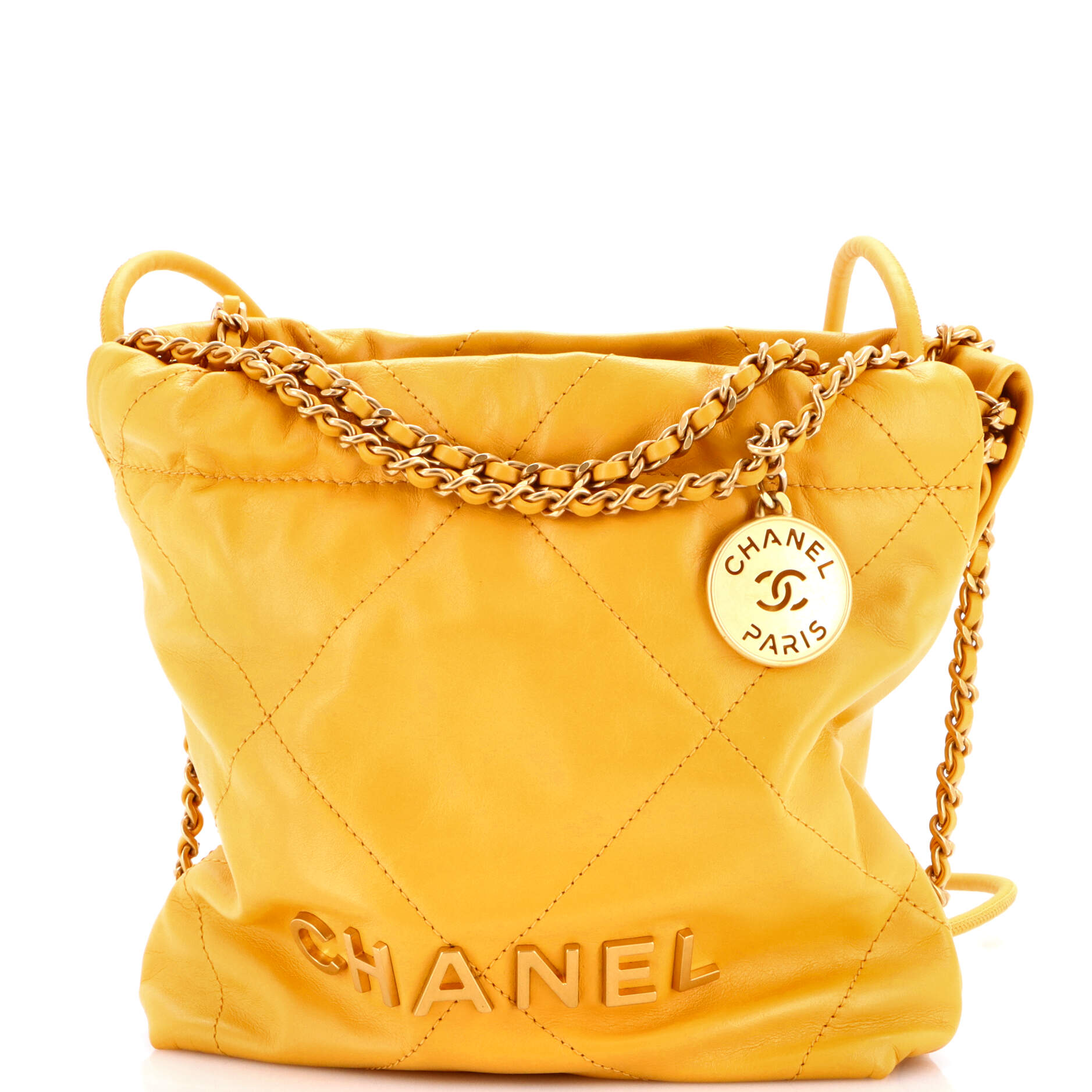 22 Chain Hobo Quilted Calfskin Mini