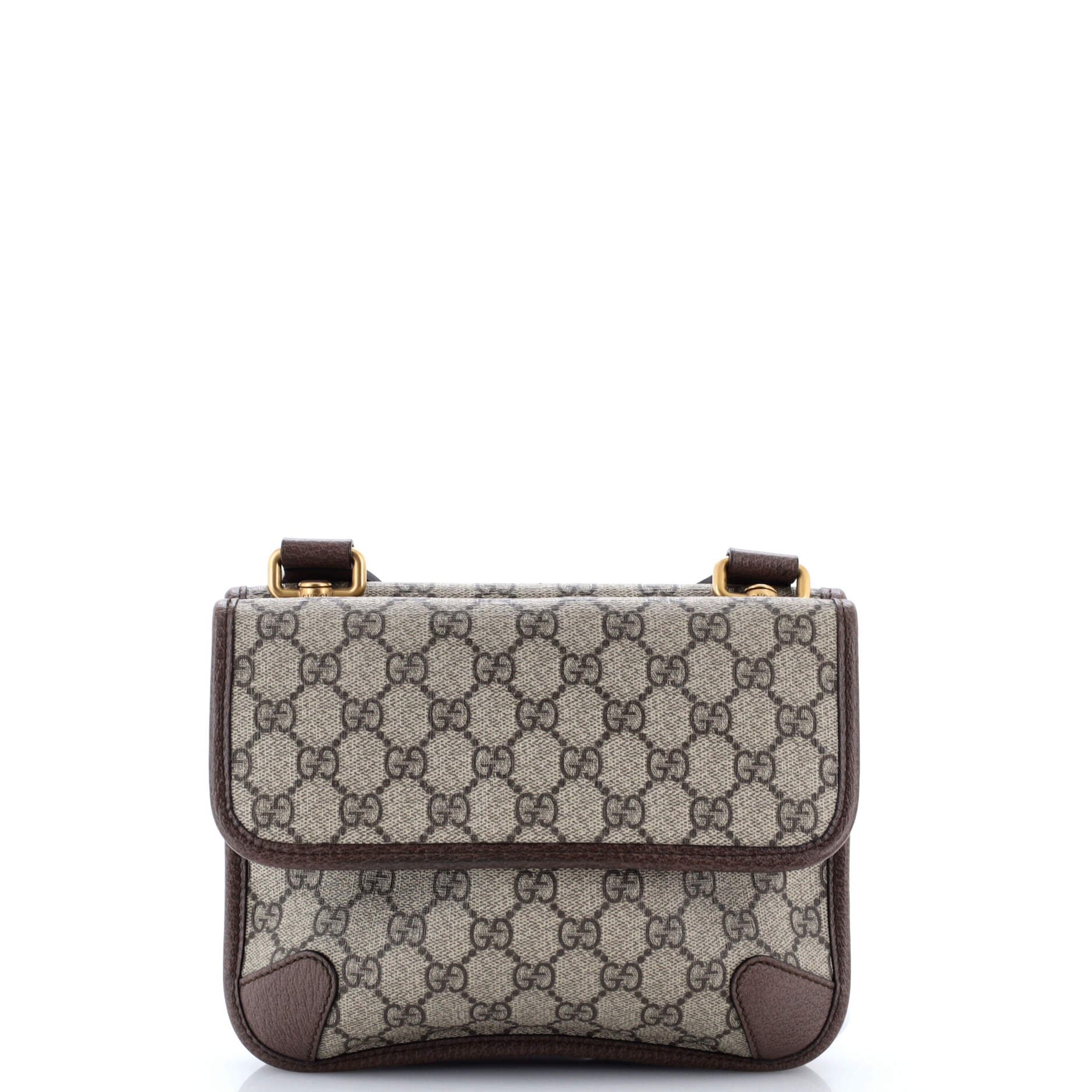 Neo Vintage Flap Messenger GG Coated Canvas Small