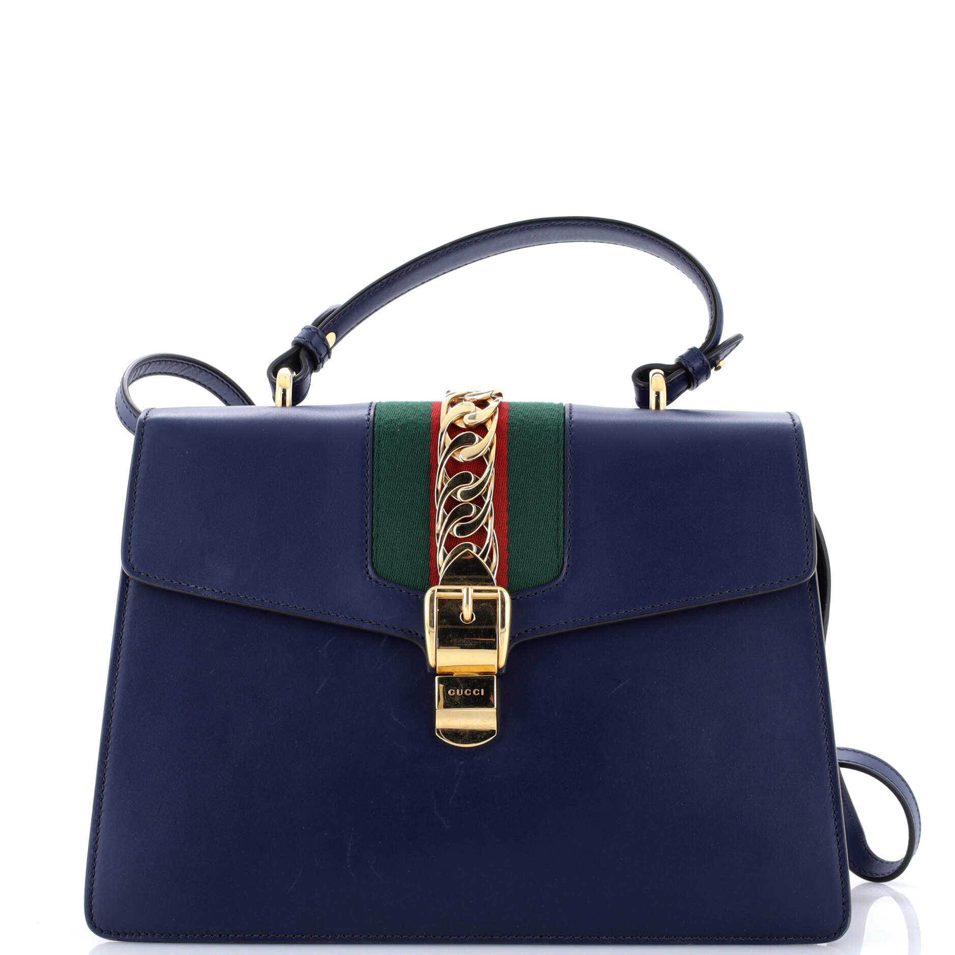 Sylvie Top Handle Bag Leather Medium