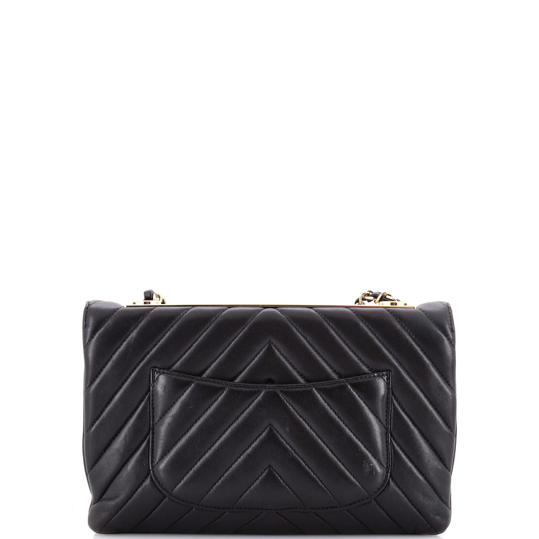 Trendy CC Flap Bag Chevron Lambskin Medium