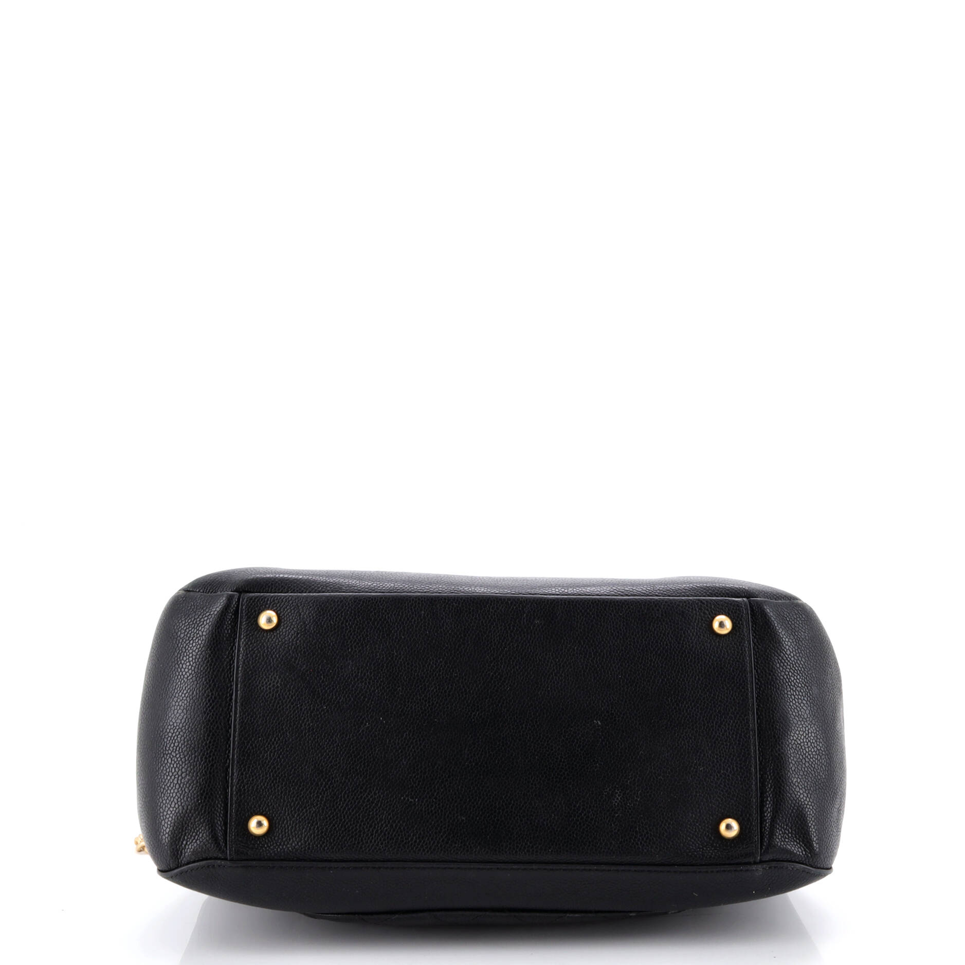 CC Lock Shopping Tote Caviar Large