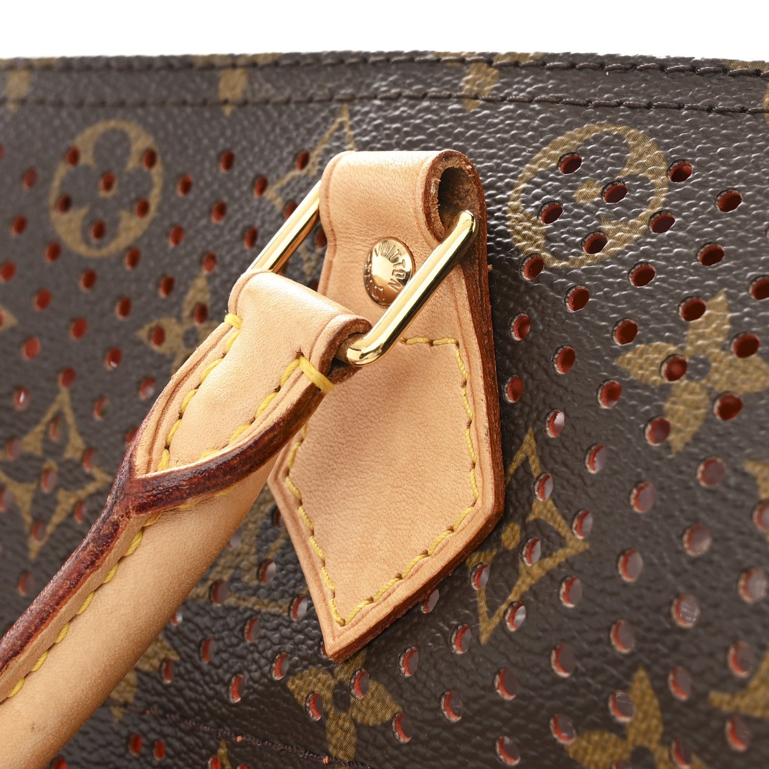 Monogram Perforated Speedy 30 Orange
