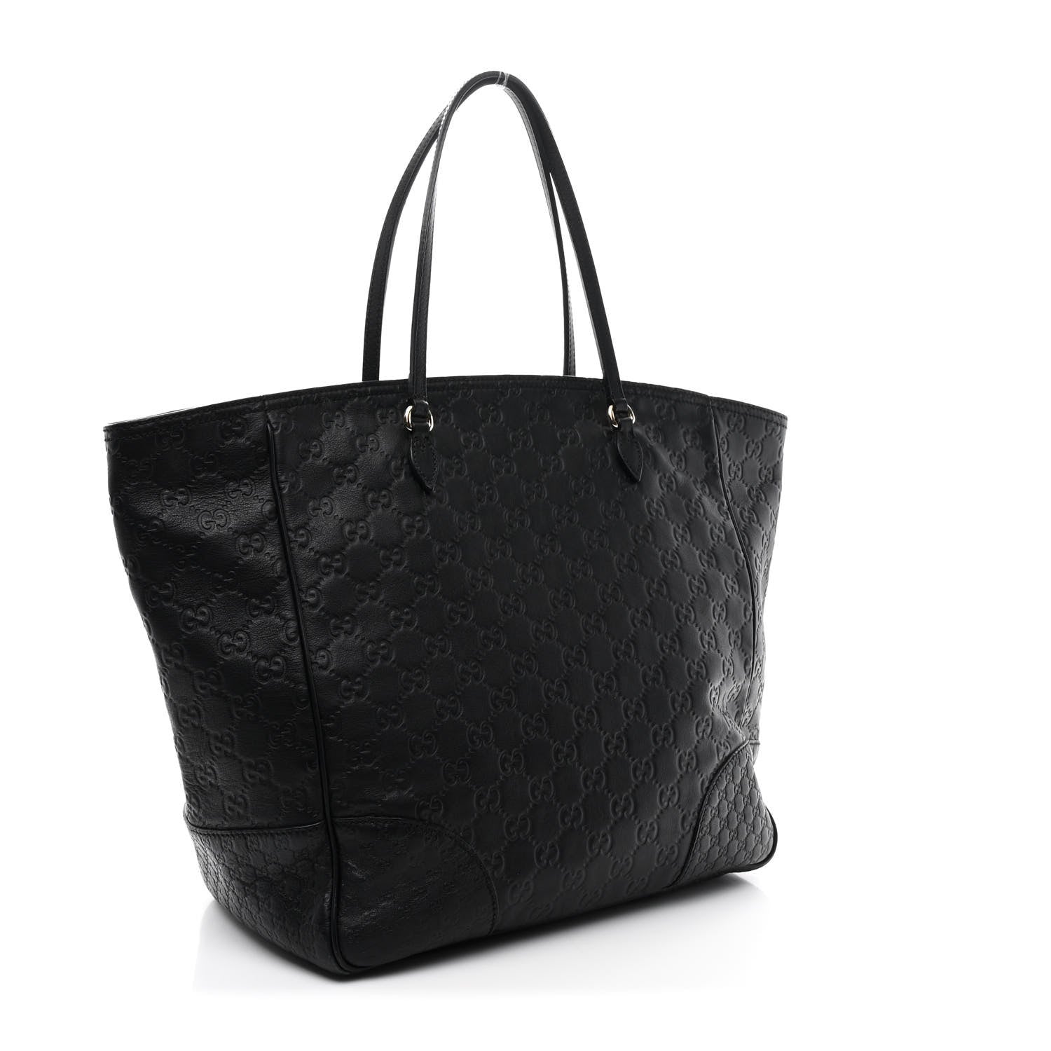 Guccissima Medium Bree Zippered Tote Black