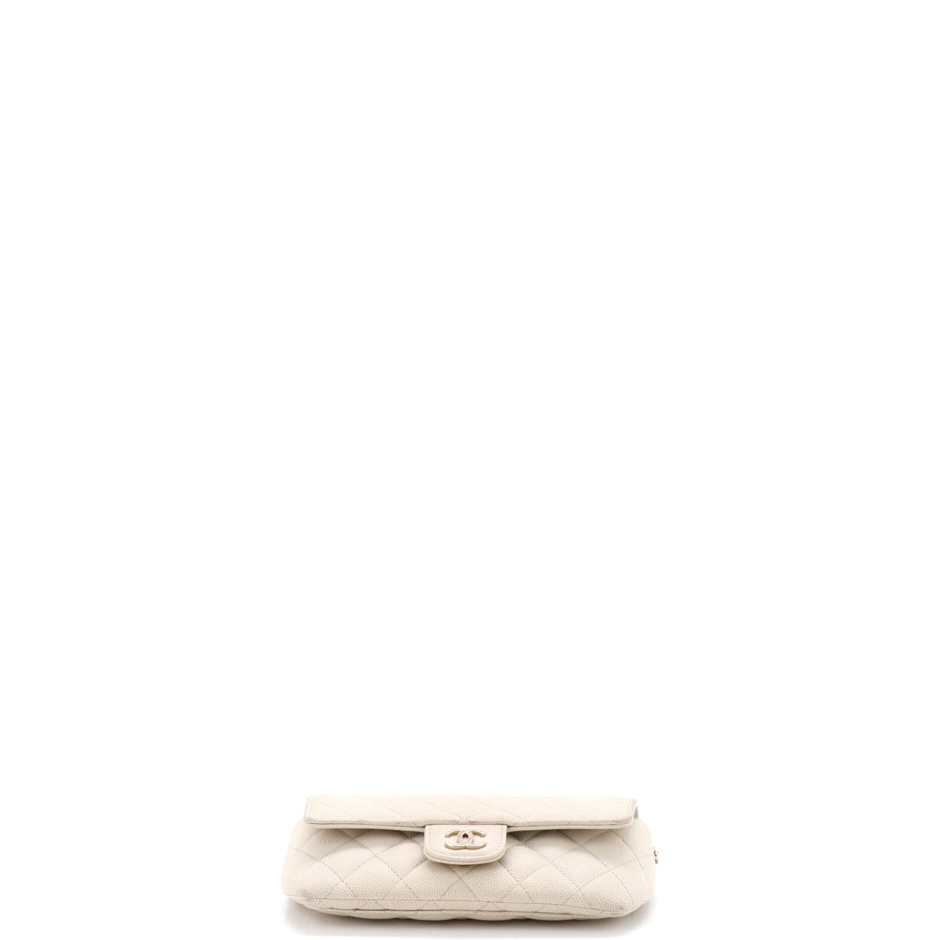 Classic Sunglasses Case with Chain Quilted Caviar
