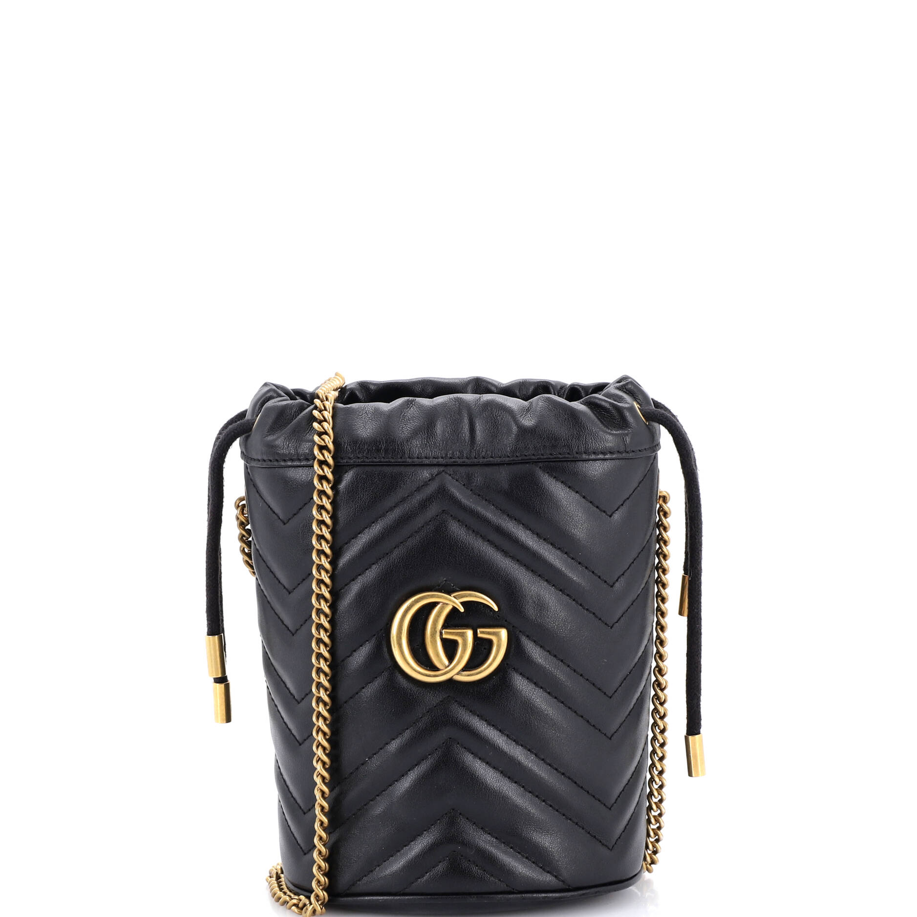 GG Marmont Bucket Bag Matelasse Leather Mini