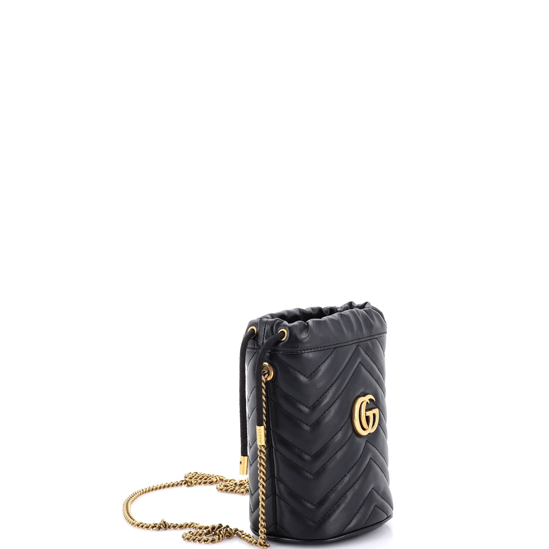 GG Marmont Bucket Bag Matelasse Leather Mini