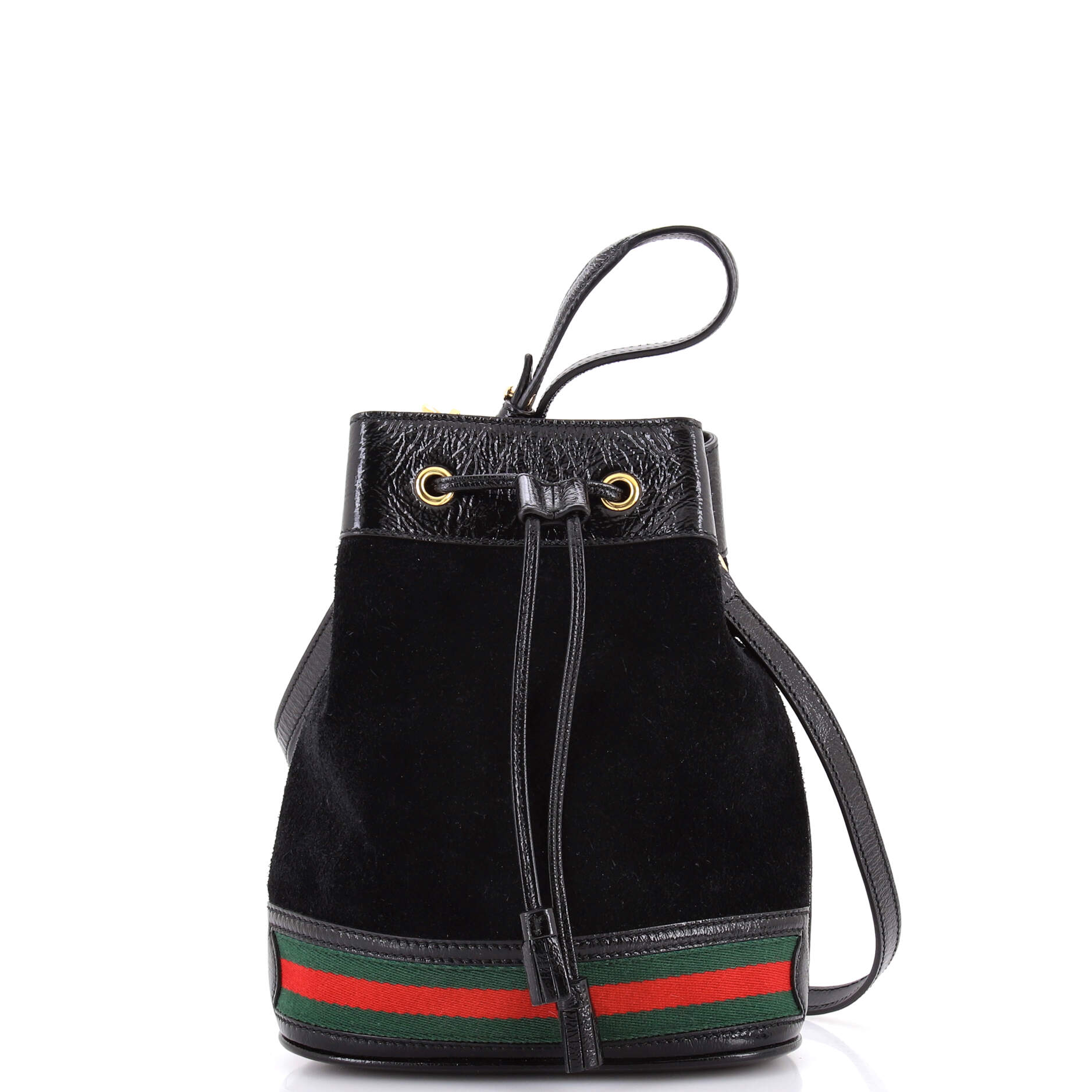 Ophidia Bucket Bag Suede Small
